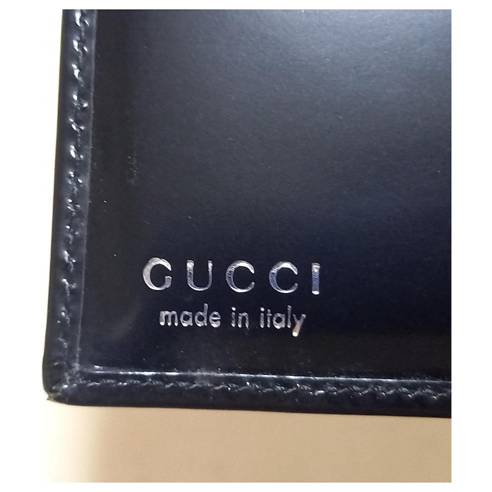 Gucci Interlocking G Black Leather ref.513379 - Joli Closet