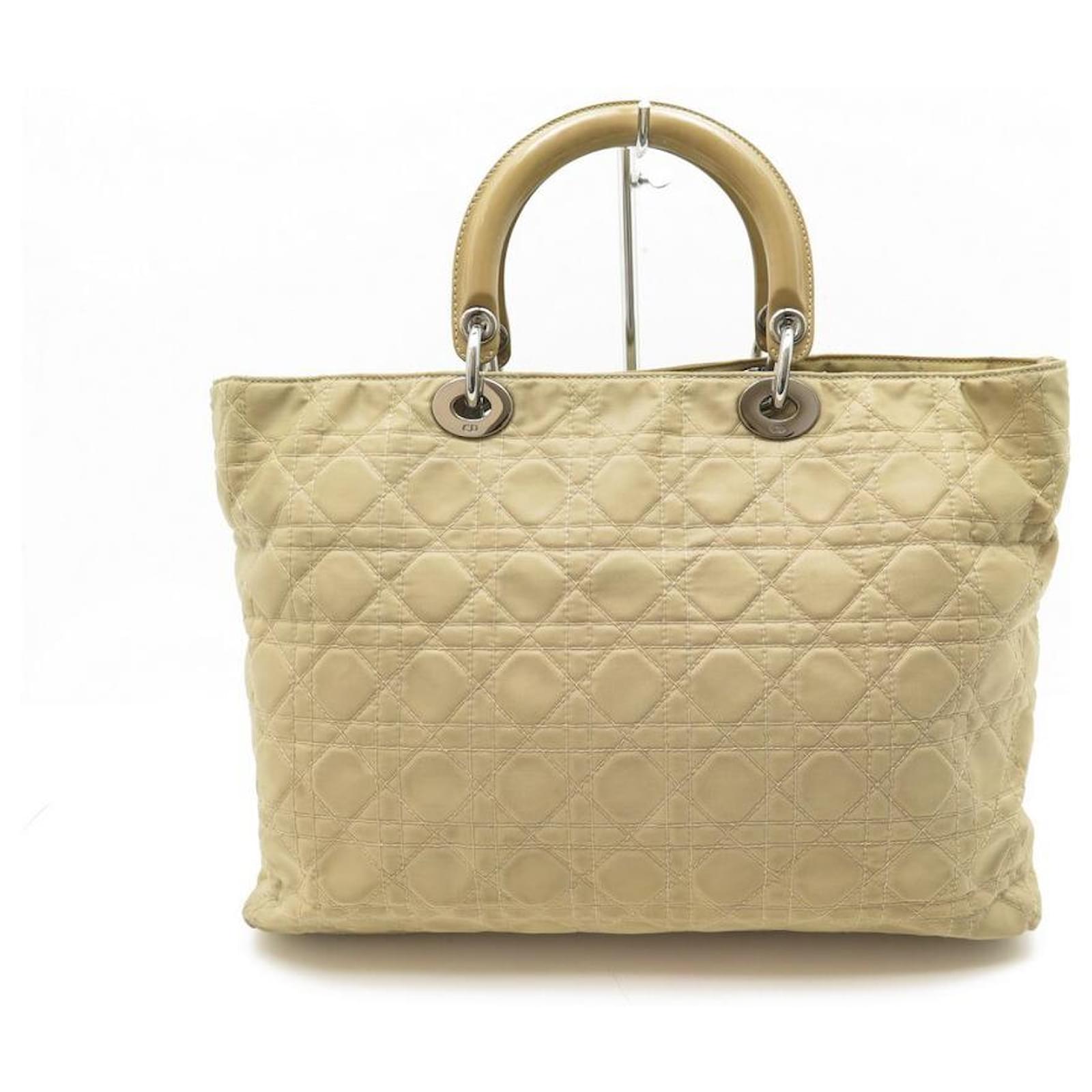 christian dior beige handbag