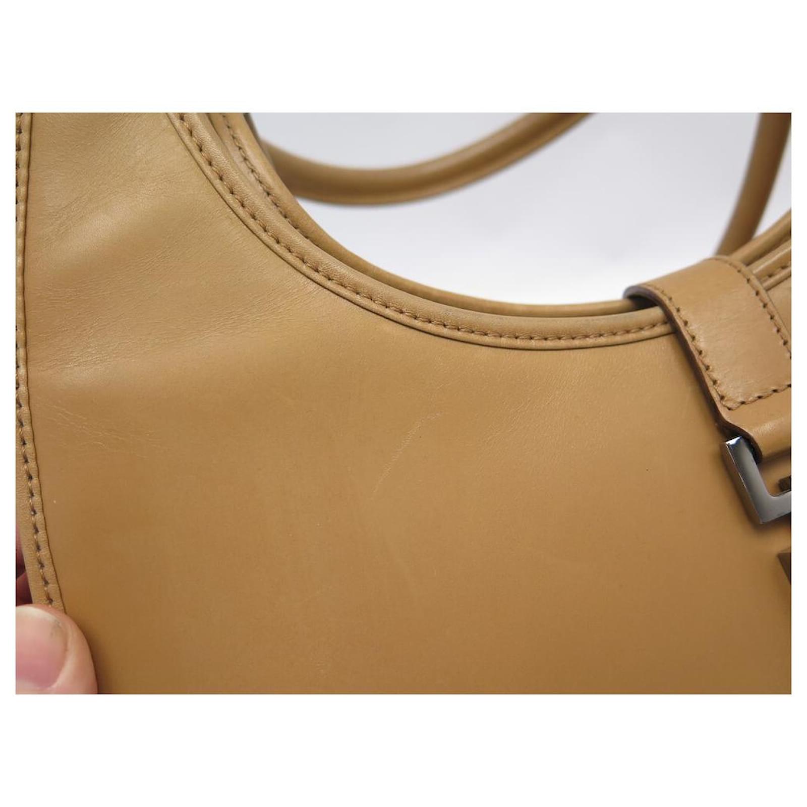 GUCCI JACKIE HANDBAG 002-1067 Beige leather 30CM LEATHER HAND BAG PURSE  ref.513811 - Joli Closet