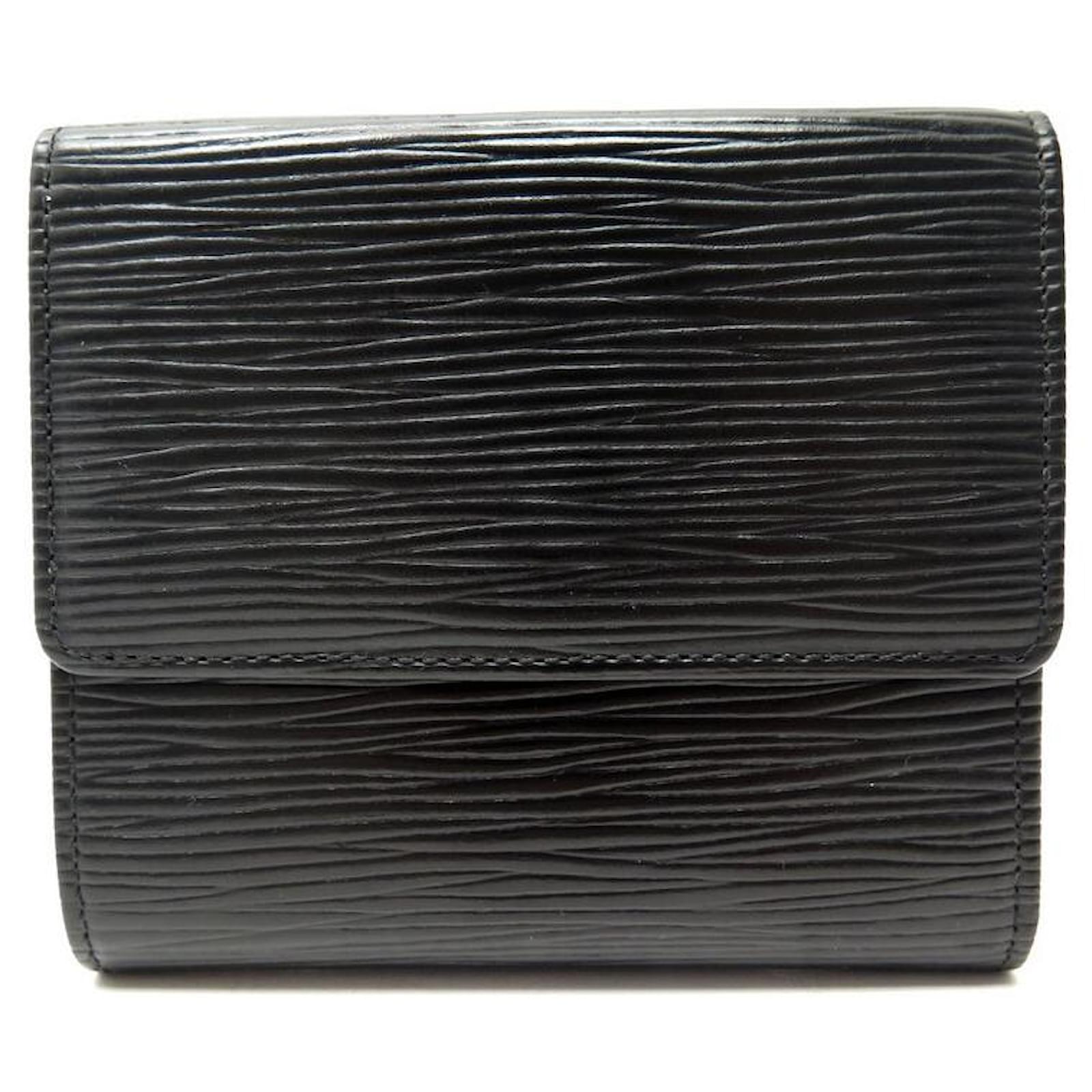 Louis Vuitton, Bags, Louis Vuitton Black Epi Small Wallet