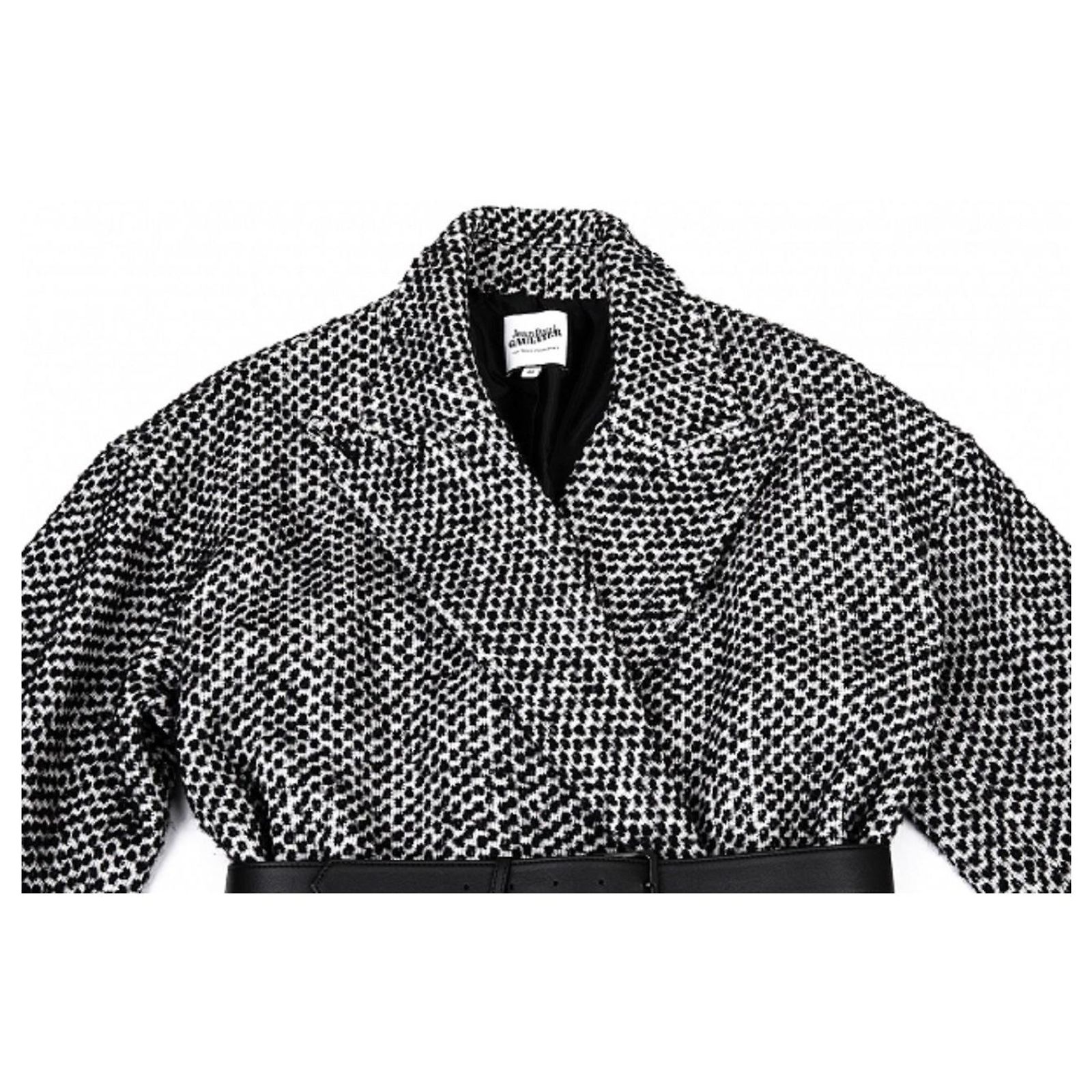 Veste En Laine Noire Jean Paul Gaultier - Taille 38 (FR) - Occasion Proche Du Neuf