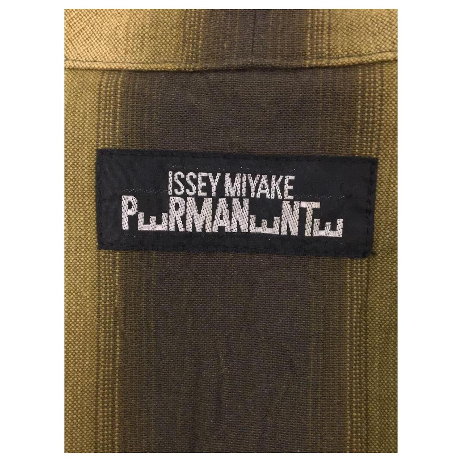 Veste Tailleur Issey Miyake Occasion - Taille L, Kaki - Très Bon état - Look élégant Homme