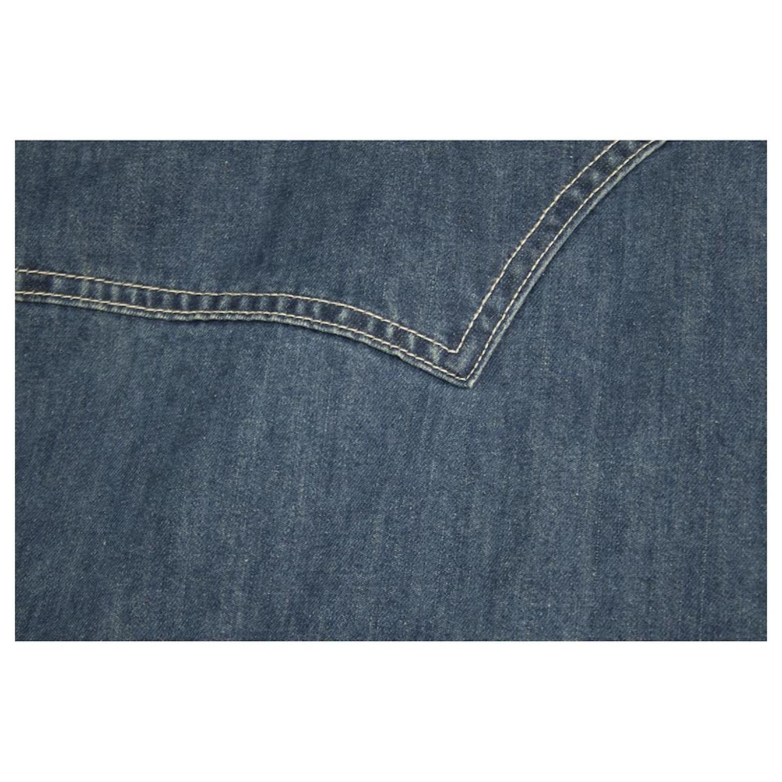 Maison Martin Margiela MM6 Maison Margiela Denim Cotton Blue Mini