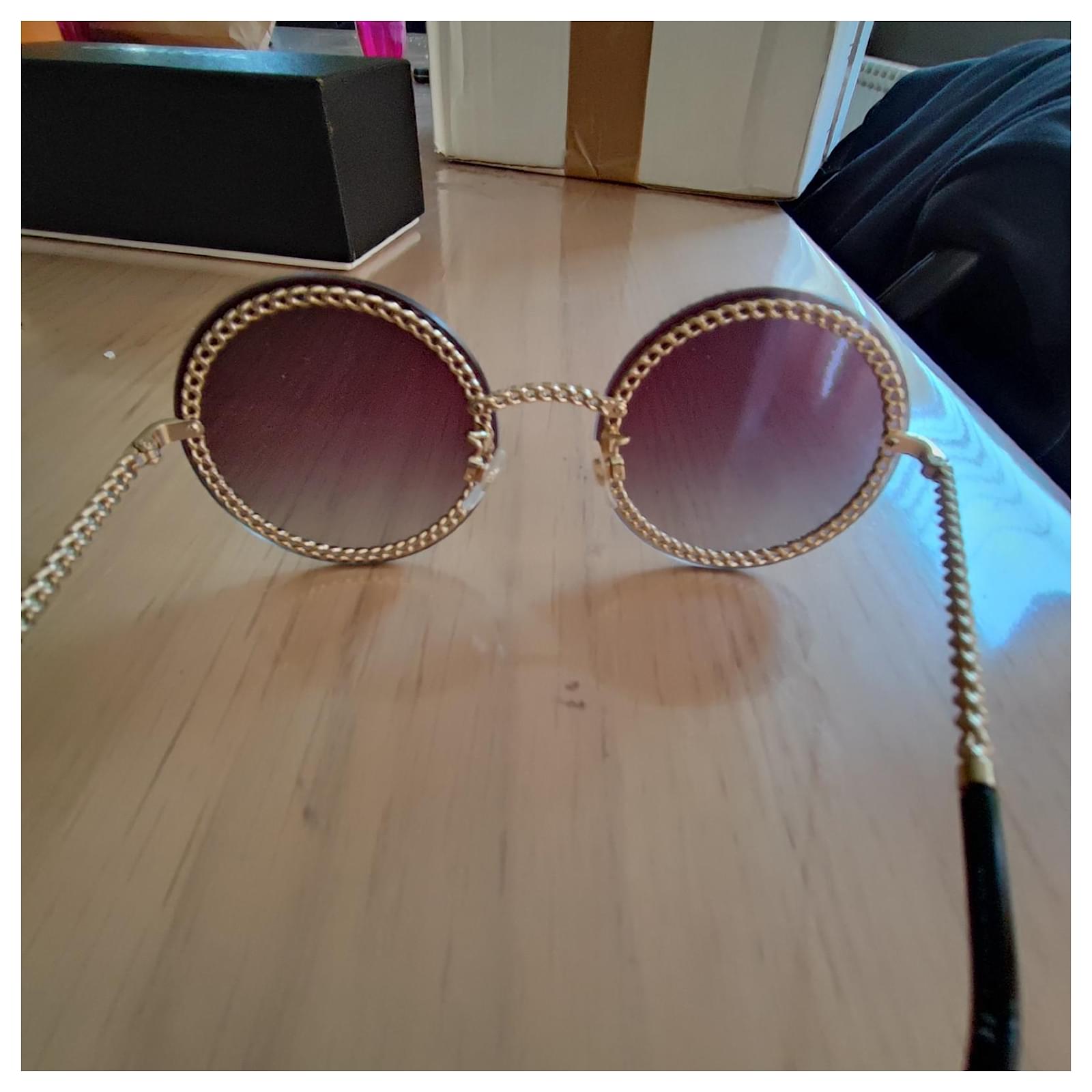Chanel Sunglasses Golden Metal ref.515329 - Joli Closet
