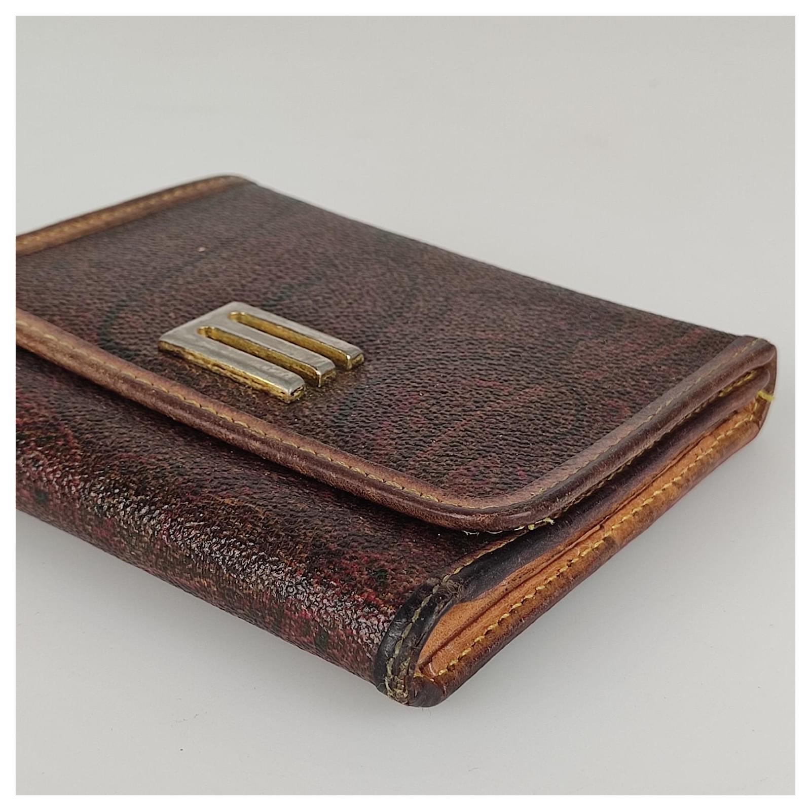 Etro Bag + wallet set Dark brown Cloth ref.515902 - Joli Closet