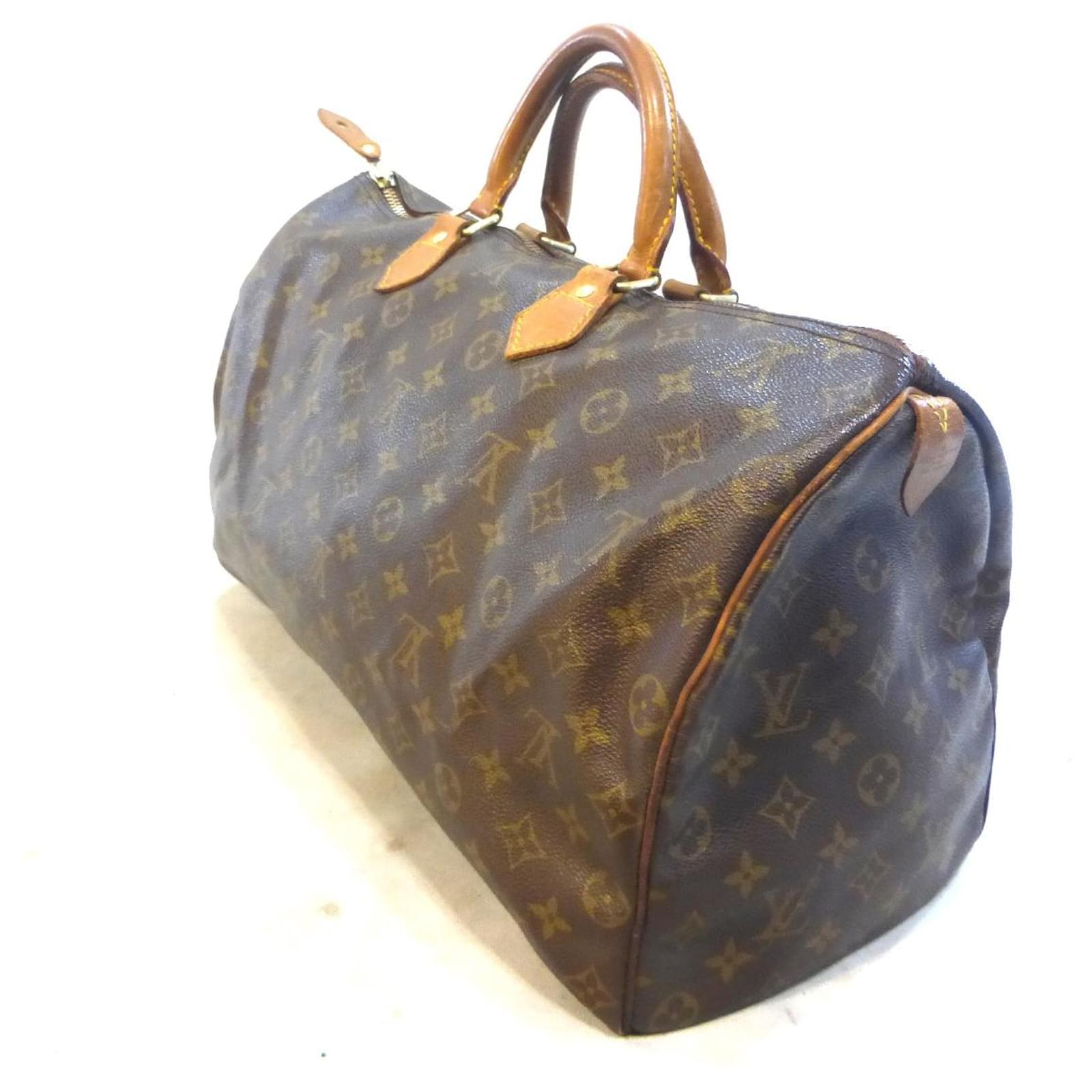 Louis Vuitton Speedy 40 Monogram Brown Leather ref.515990 - Joli