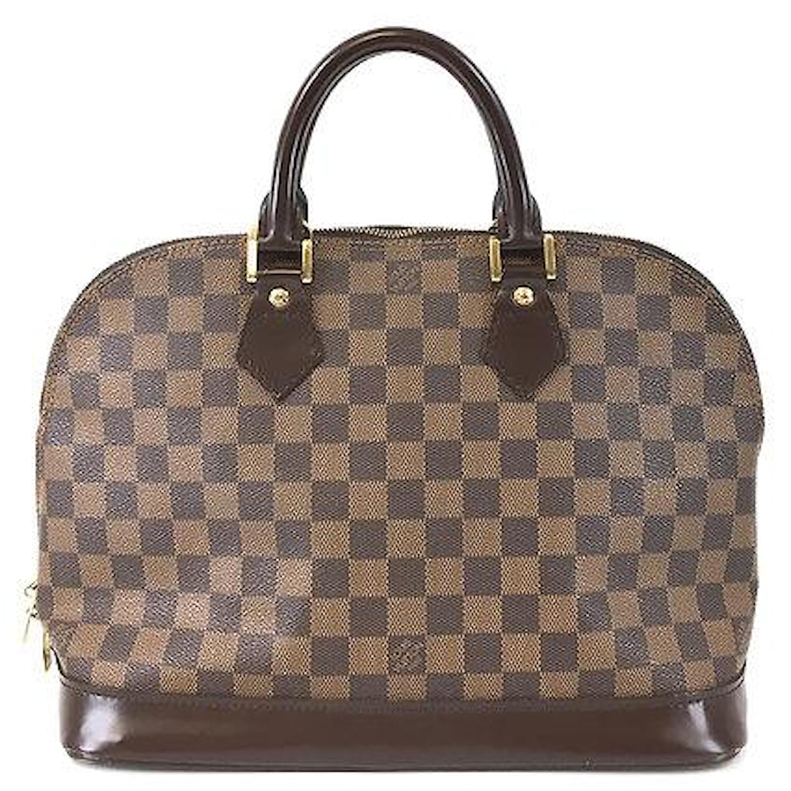 Louis Vuitton Alma PM Damier Ebene Handbag Women