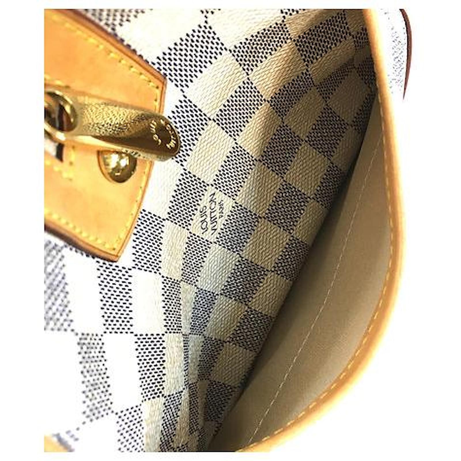 Louis Vuitton Berkeley Damier Azur Canvas Multiple colors Leather  ref.484977 - Joli Closet