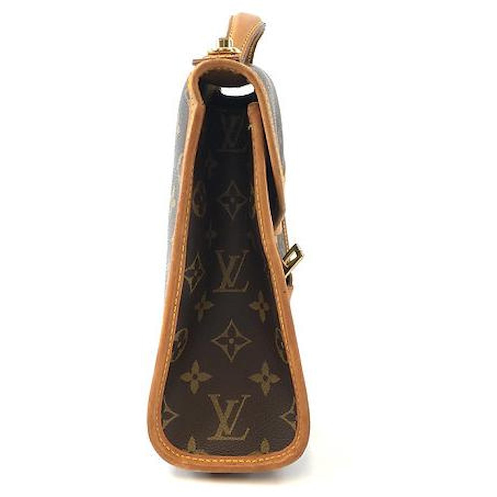 Louis Vuitton Bel Air Beverly Monogram Canvas Brown Leather ref