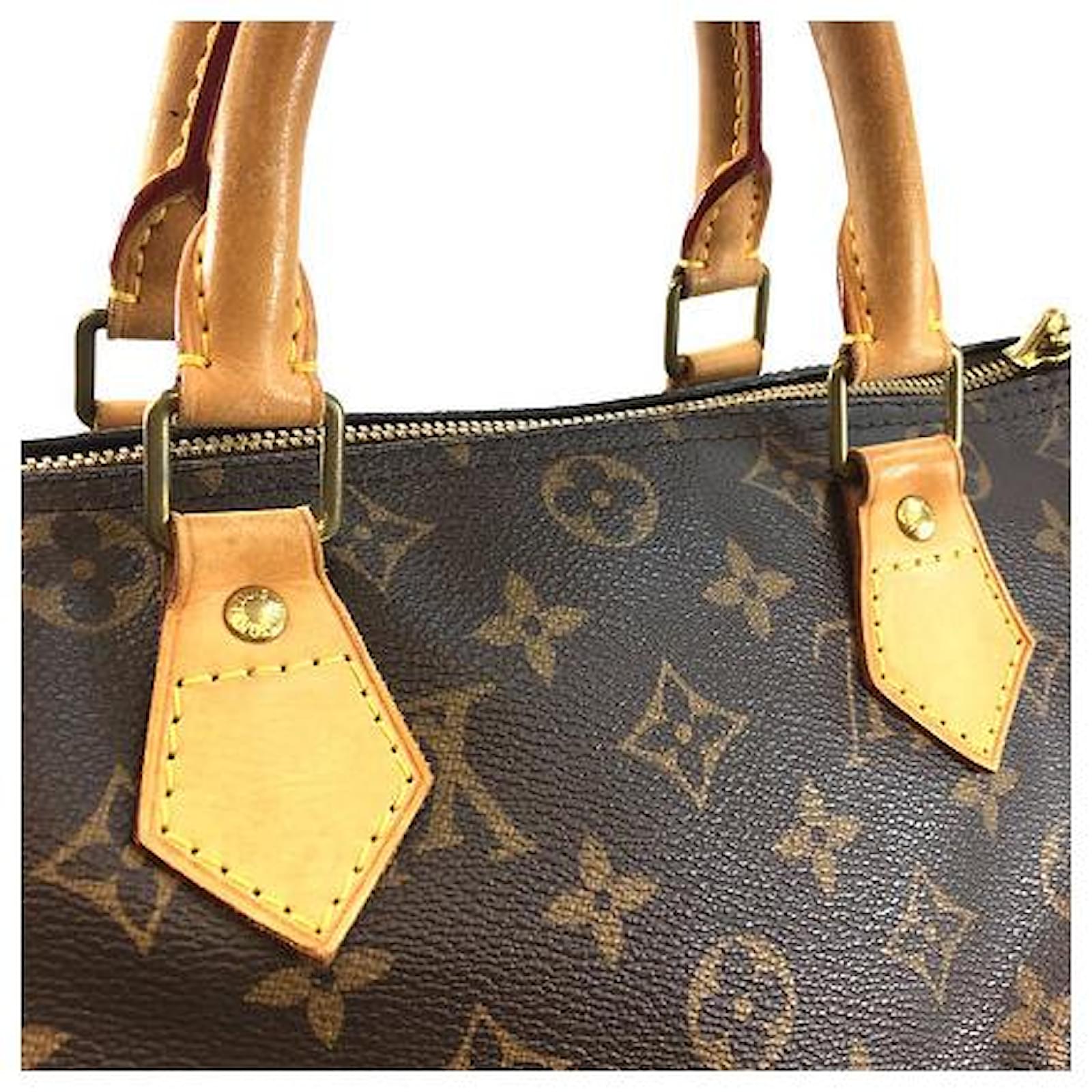 Louis Vuitton Speedy 30 Bandouliere Monogram Canvas Brown Leather  ref.499611 - Joli Closet