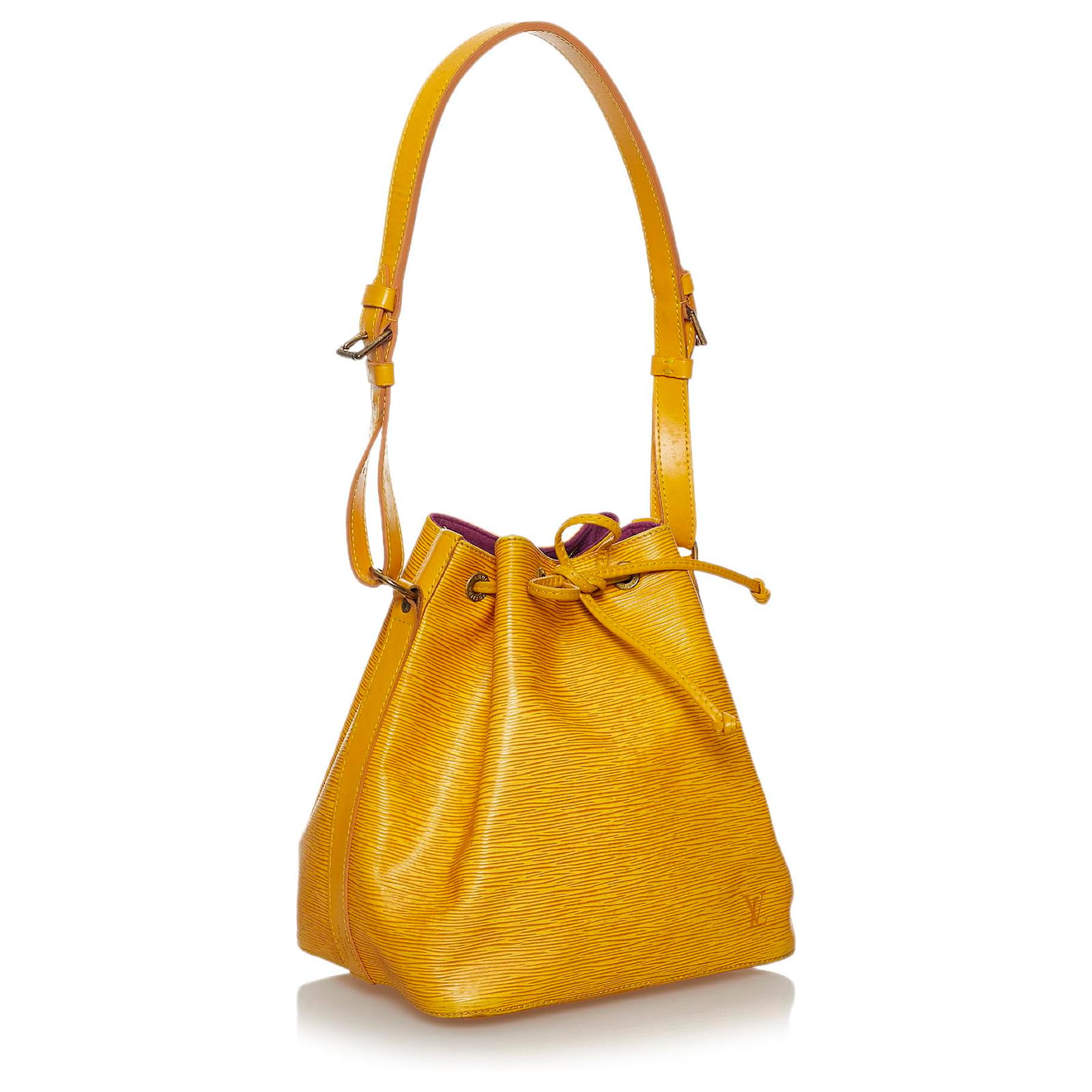 Louis Vuitton Yellow Epi Leather Petit Noe Bag Louis Vuitton