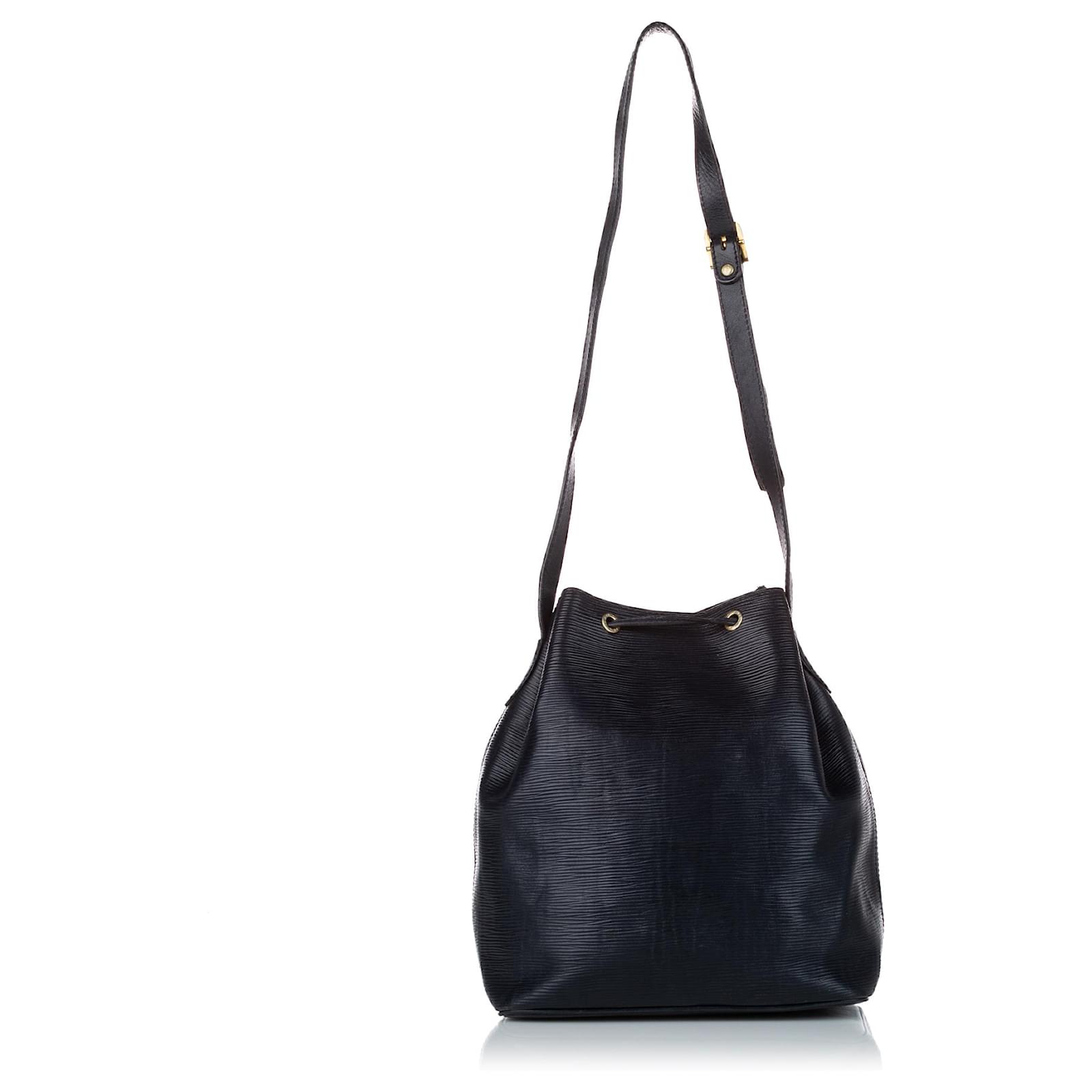 Fendi Black Mon Tresor Leather Bucket Bag Pony-style calfskin ref.486668 -  Joli Closet
