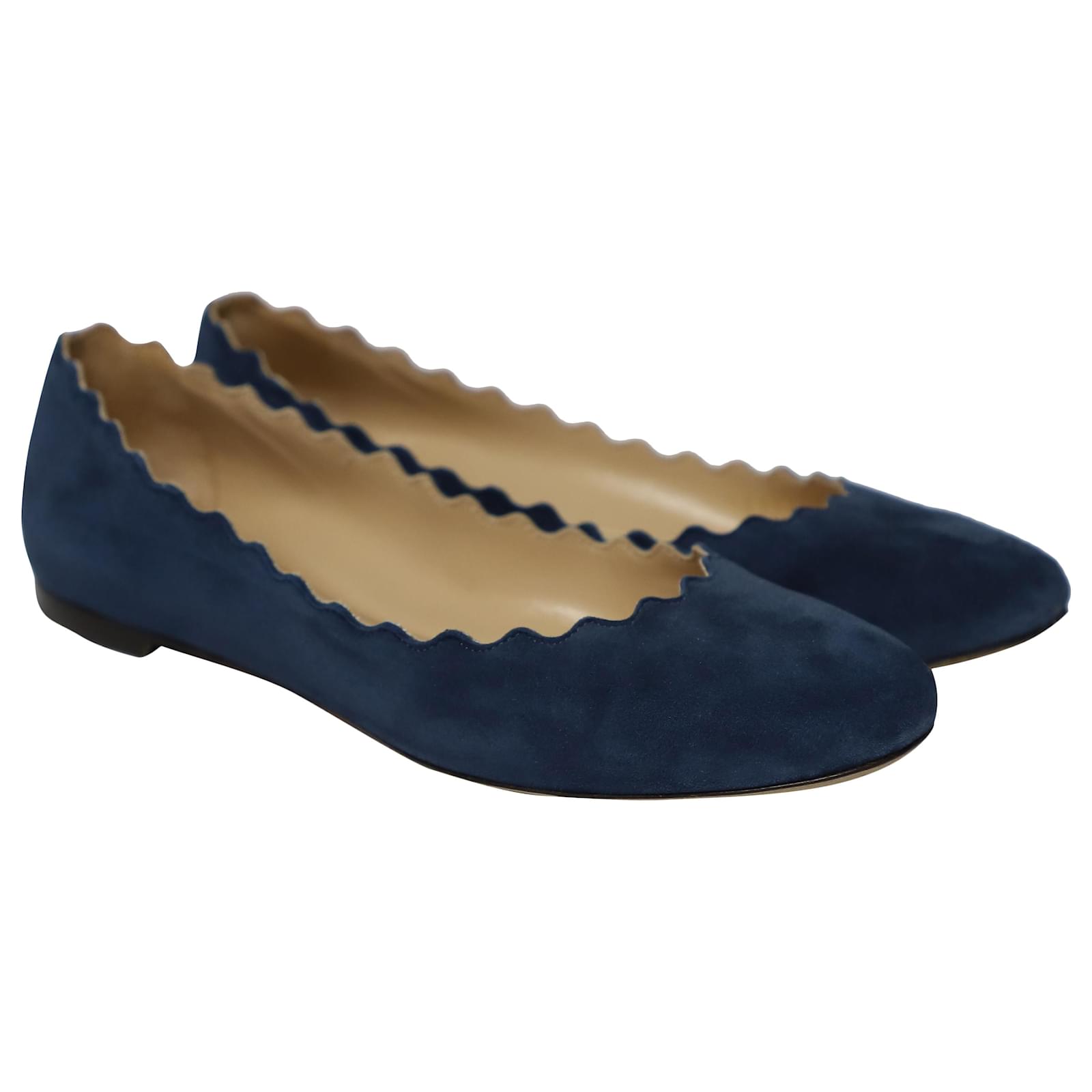 Ballerines GRACELAND Daim Bleu - Femme Pointure 38 - Occasion