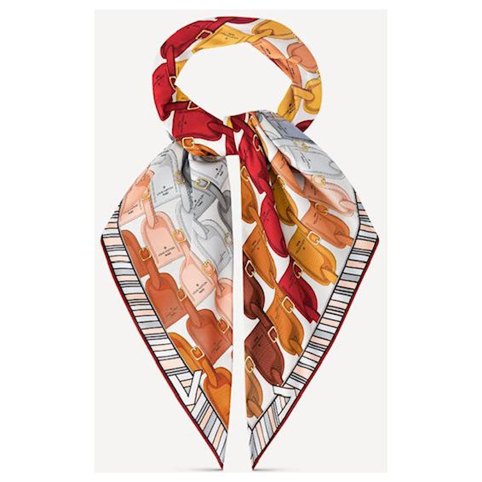 Louis Vuitton Your Highness Square Scarf Light Pink at Jill's Consignment