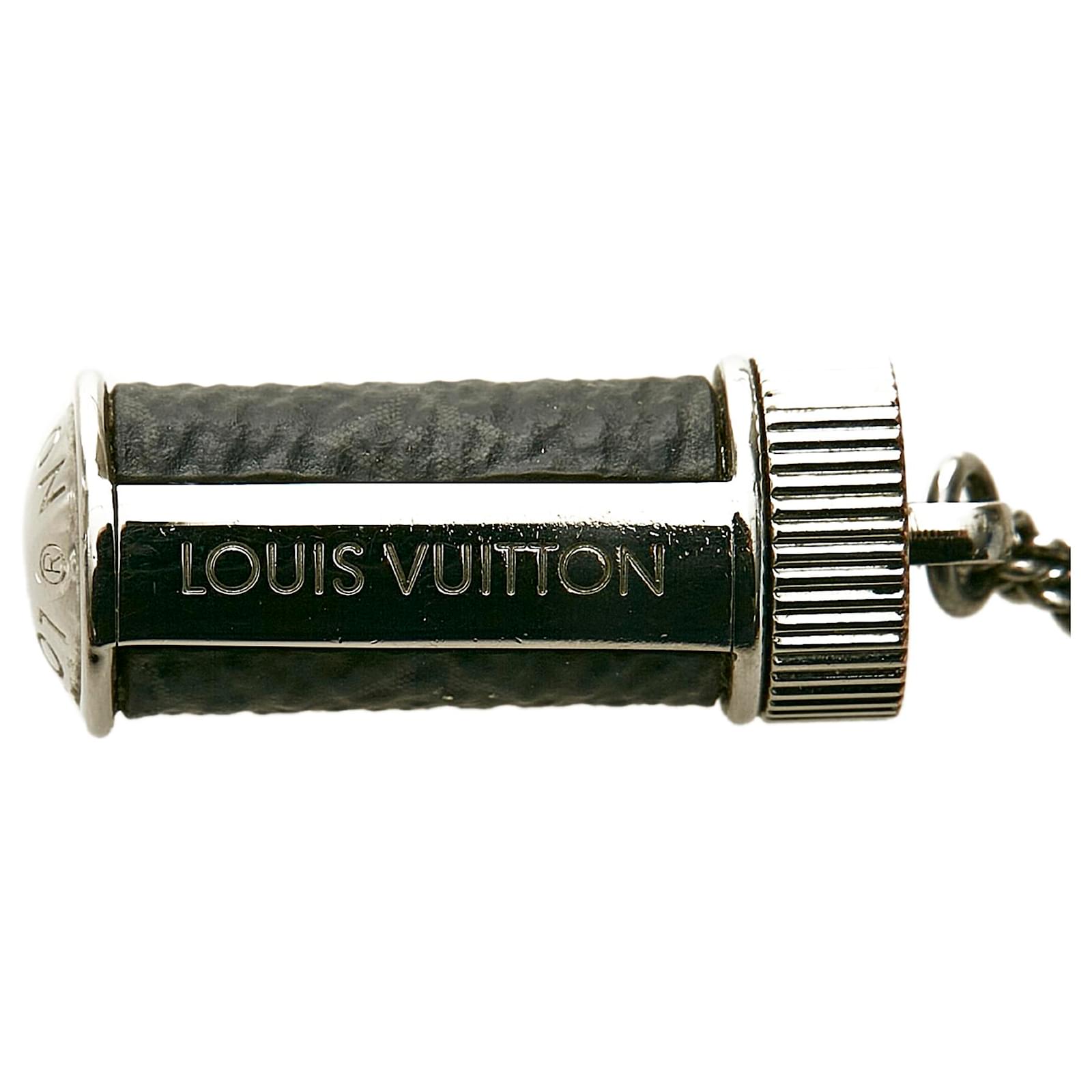 Louis Vuitton monogram eclipse Collier charms M63641 pendant