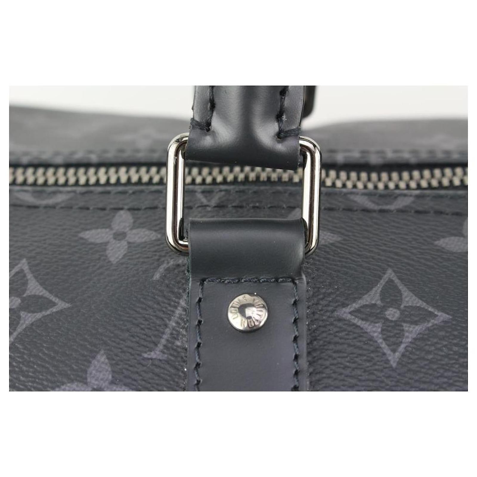 Louis Vuitton Keepall 55 Black Leather ref.798617 - Joli Closet