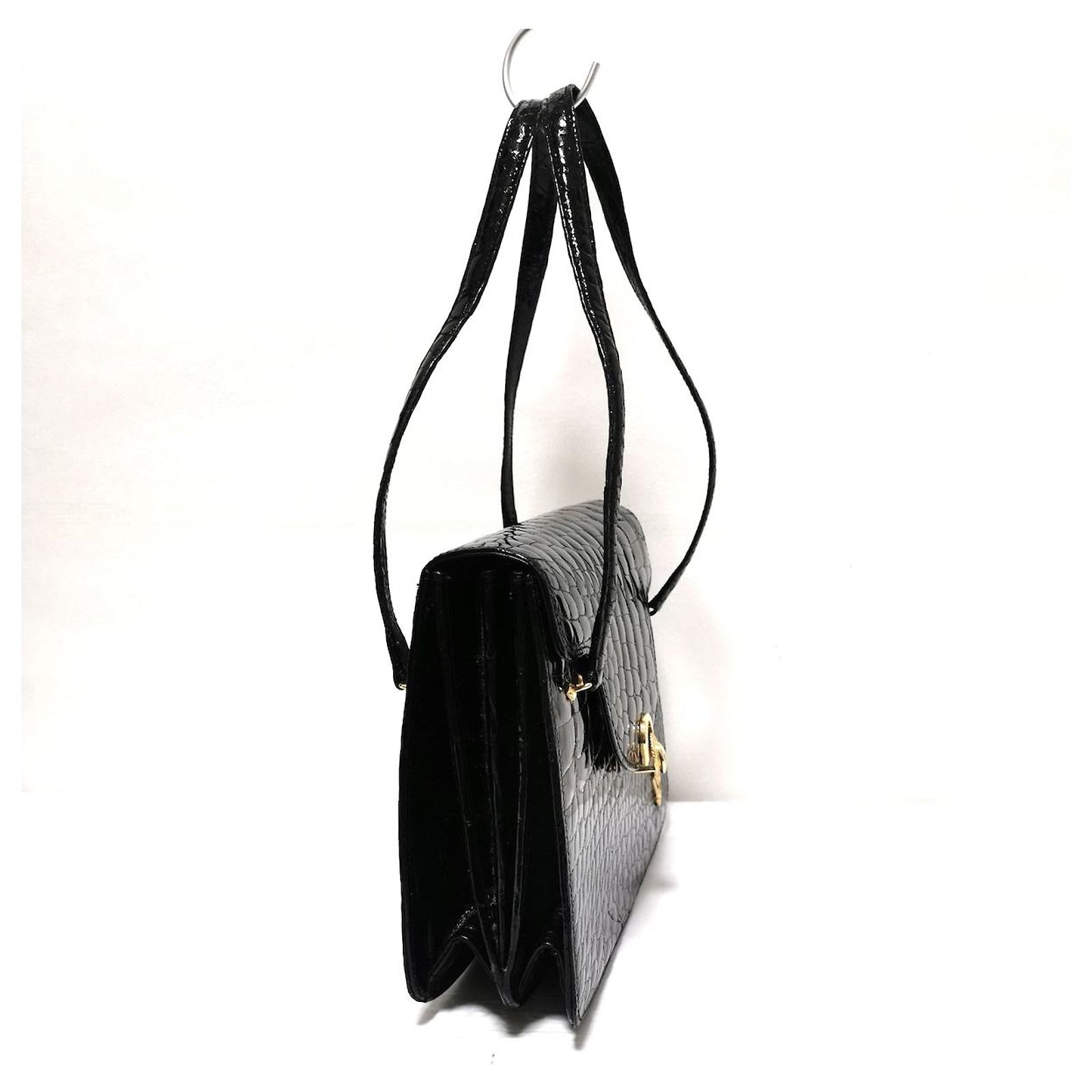 Sac Bandoulière En Cuir Noir Alien - Taille S/M - Neuf Sans étiquette