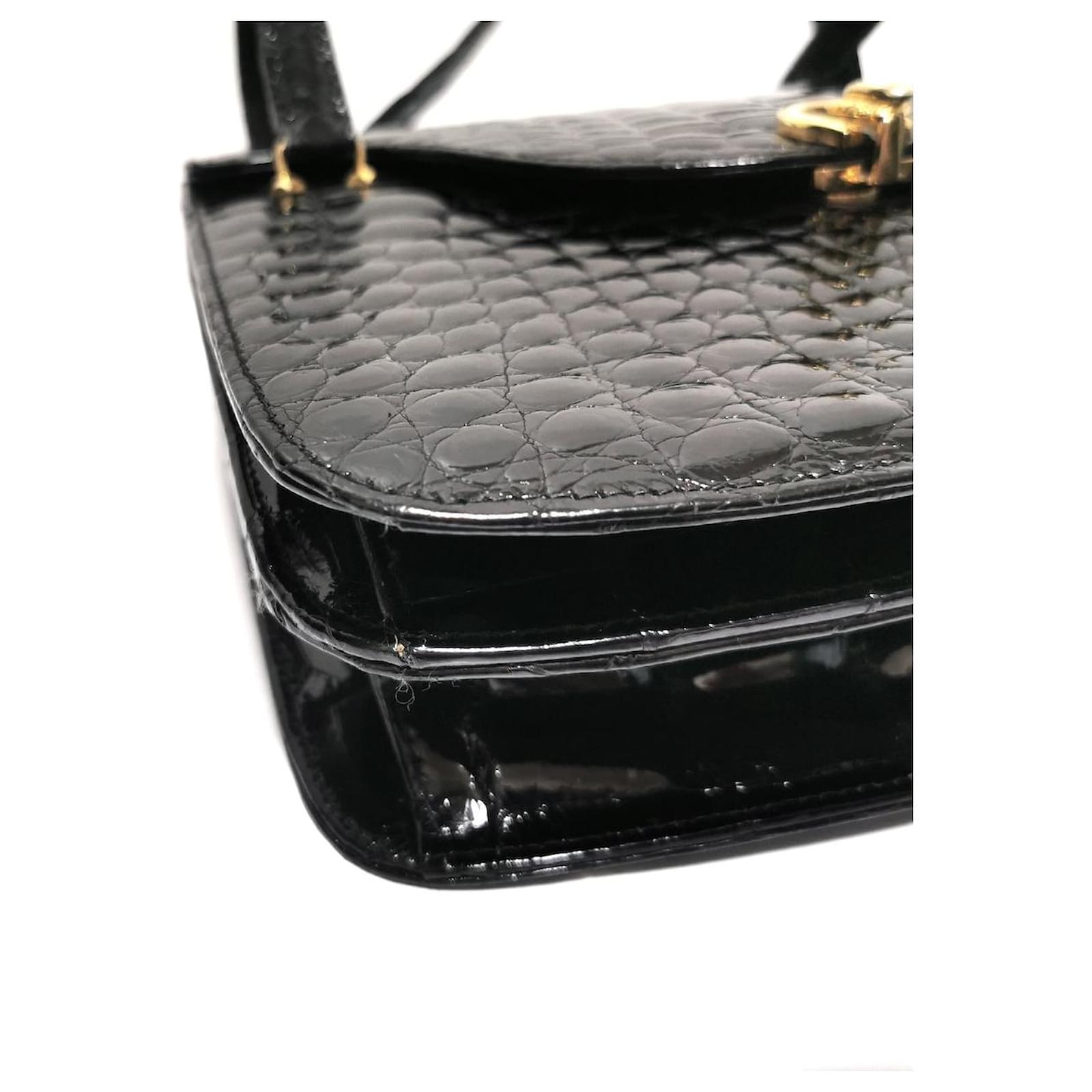 Porte-épaule En Cuir Noir Pour Sac - Taille S/M, Rembourré, Style Alien