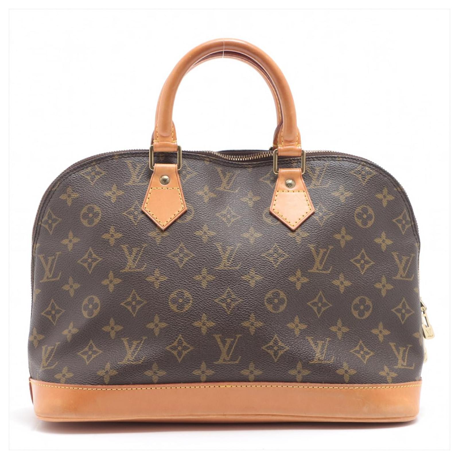 Louis Vuitton Alma Brown Cloth ref.520119 - Joli Closet