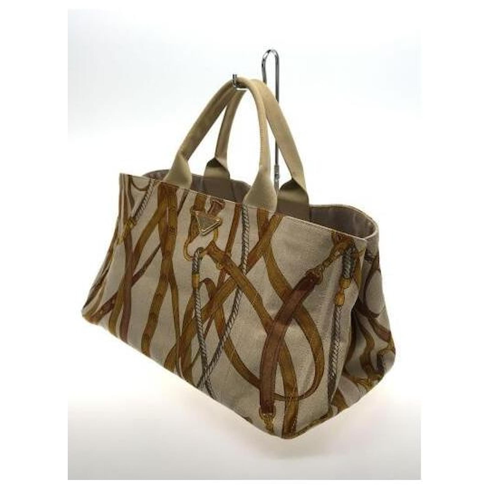 Prada Handbags Beige Cloth ref.520268 - Joli Closet