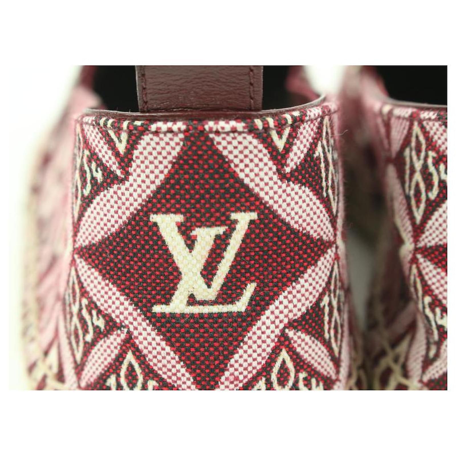 Louis Vuitton Womens Sz 40 Burgundy Since 1854 Starboard Flat Espadrille  5L415V at 1stDibs