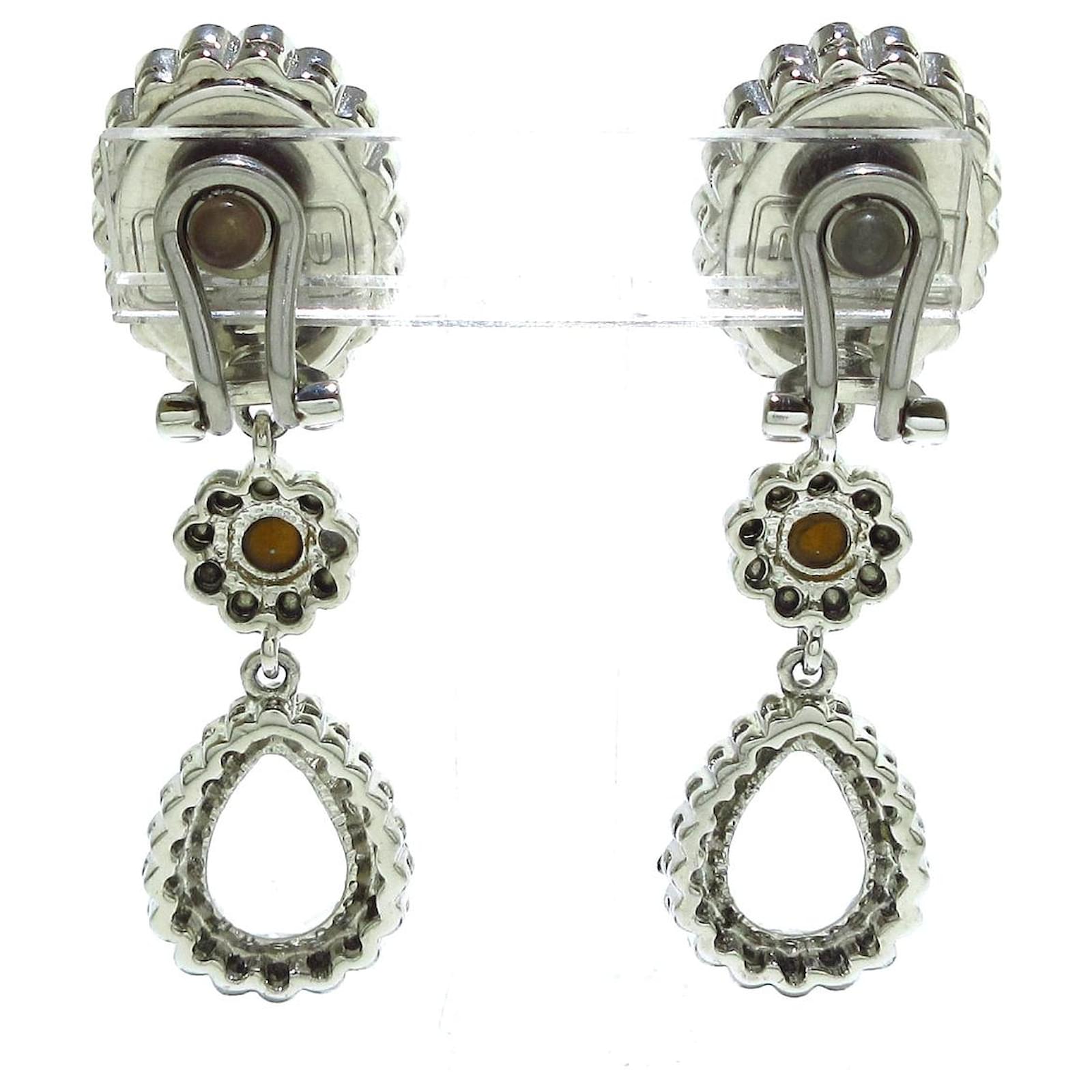 Miu Miu Earring Silvery Metal ref.520772 - Joli Closet