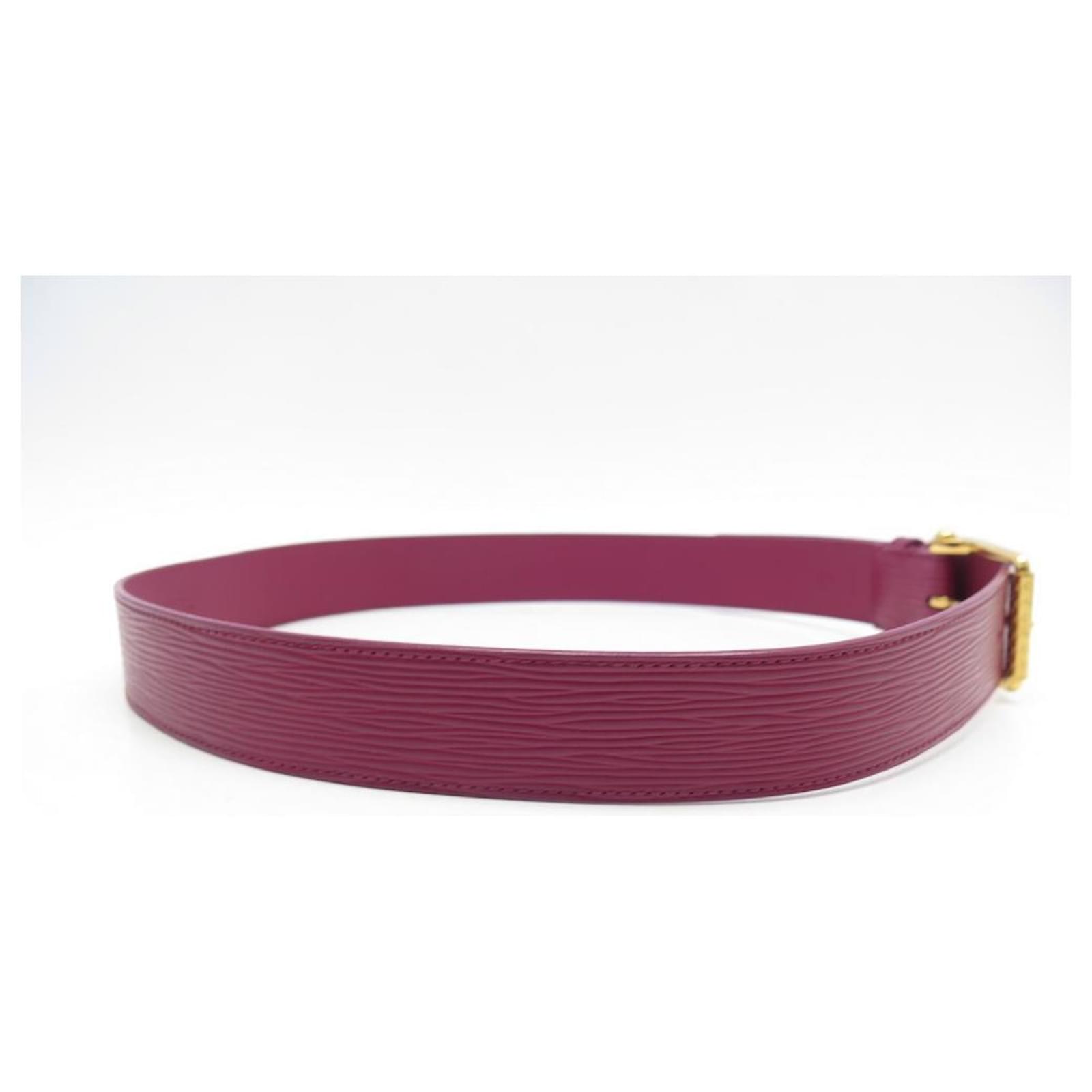 Louis Vuitton - New Classic Epi Leather Belt Fuchsia 90