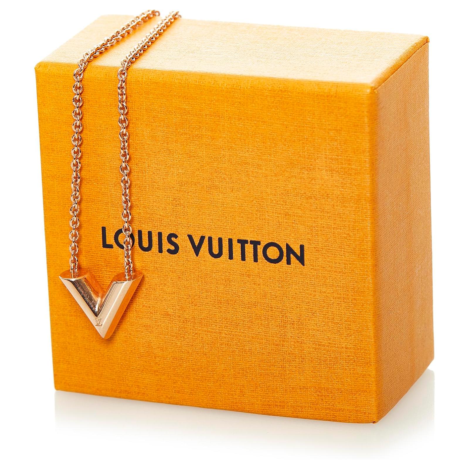 Collier Louis Vuitton Doré en Acier - 28281950