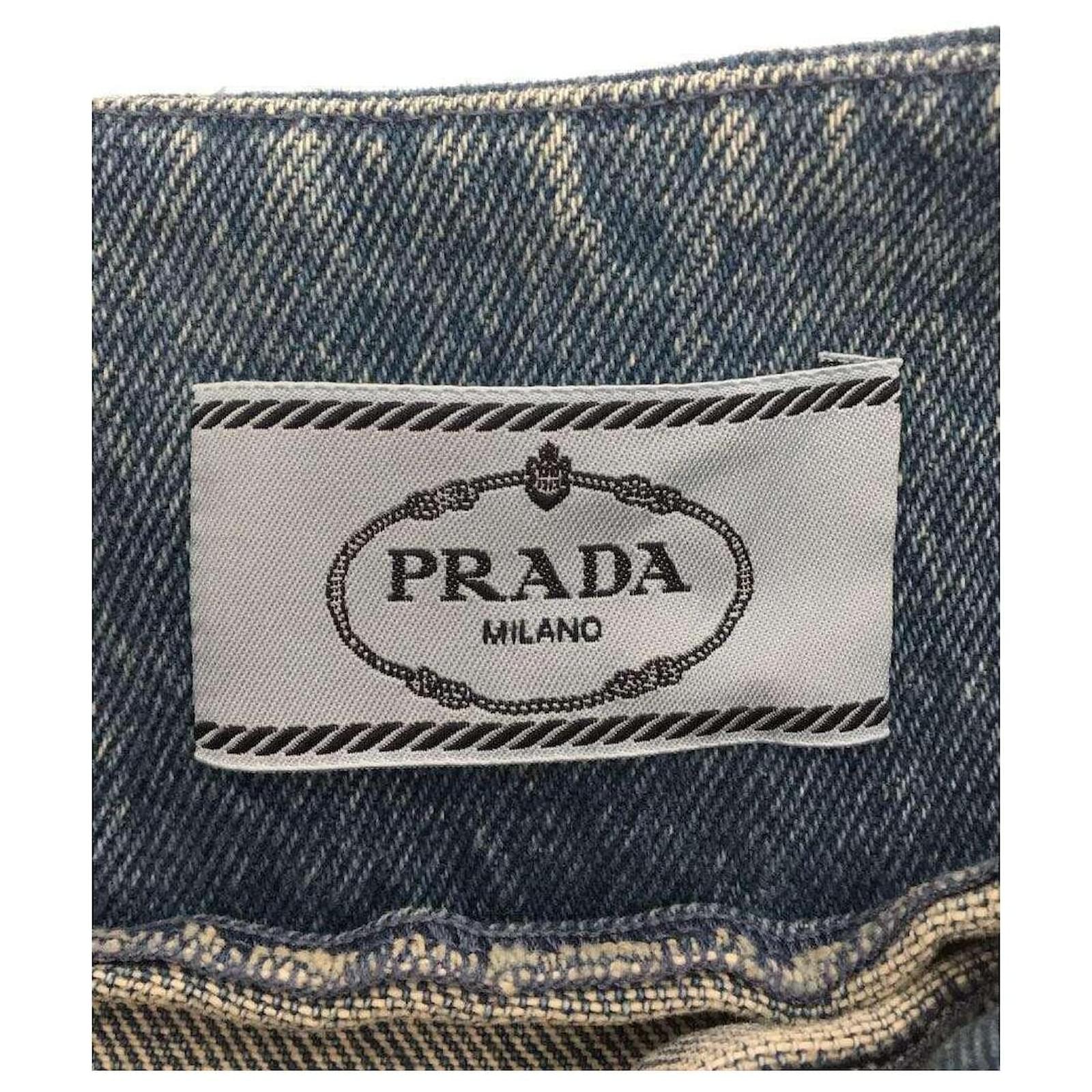 PRADA One Piece 36 Denim IDG Solid Ref 521442 Joli Closet prada-one-piece-36-denim-idg-solid-ref-521442-joli-closet