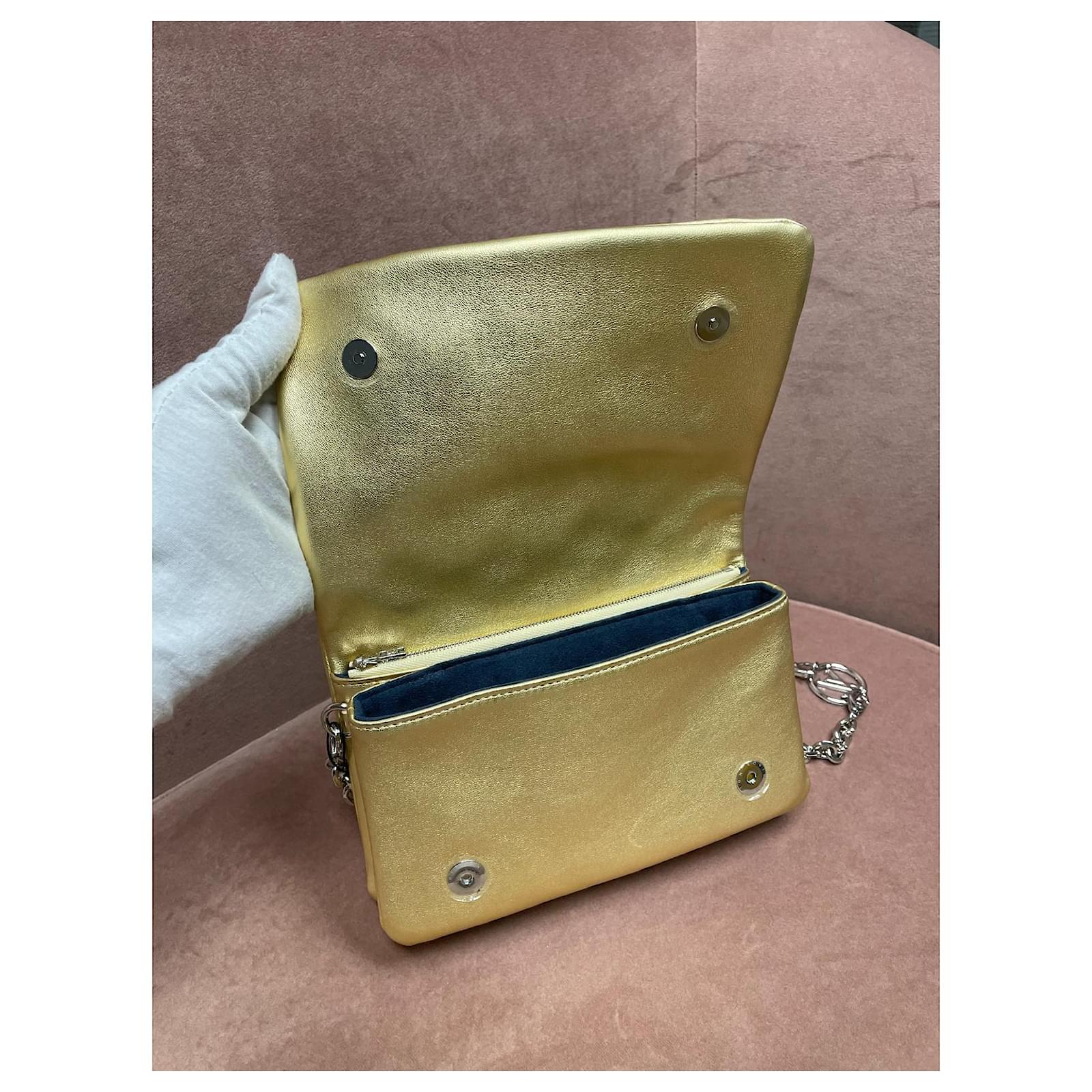LOUIS VUITTON Pochette Coussin Crossbody Bag Gold M80999 Shoulder