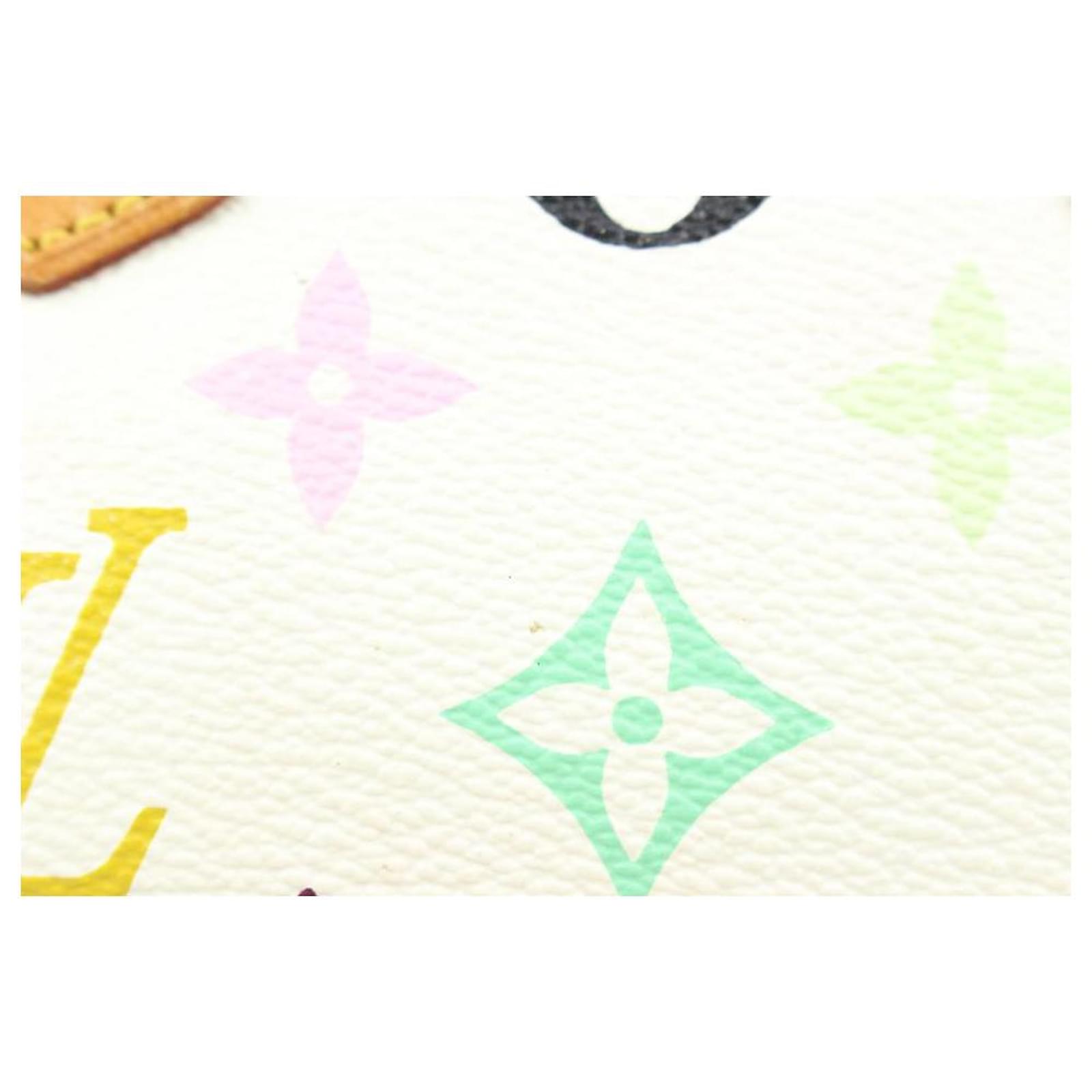 Louis Vuitton Murakami Monogram Multicolor Blanc Mini Speedy HL with Strap  Leather ref.522066 - Joli Closet