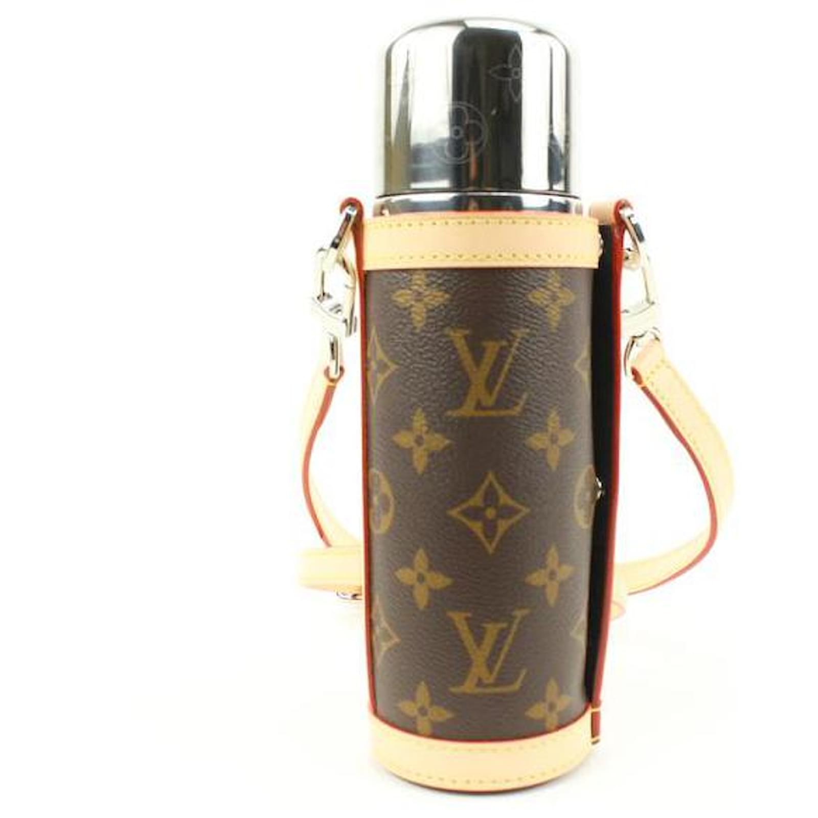Louis Vuitton Velvet Monogram Flask Holder - Green Tech & Travel