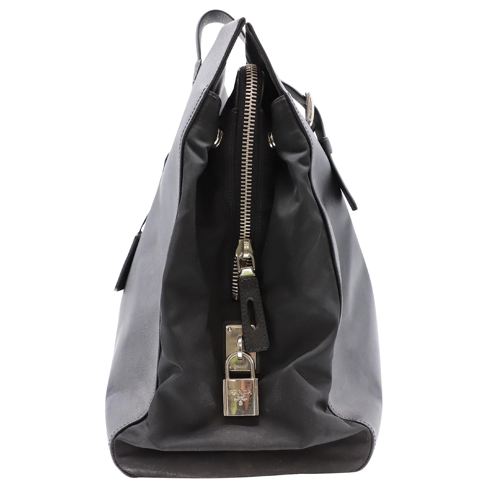 Prada Tote Bag in Black Leather ref.522318 - Joli Closet