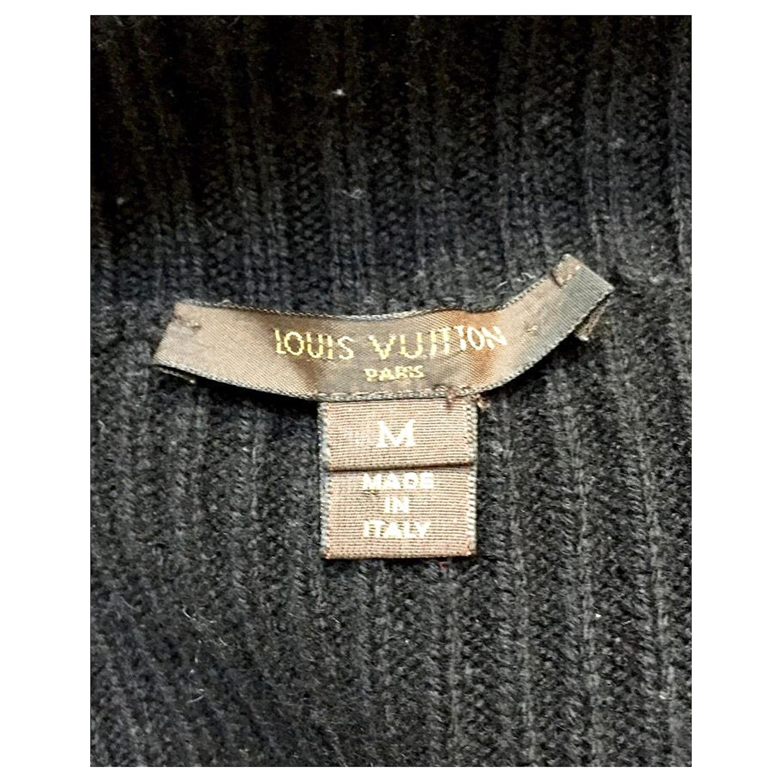 Colete Louis Vuitton em castor preto e lã Pele ref.522450 - Joli