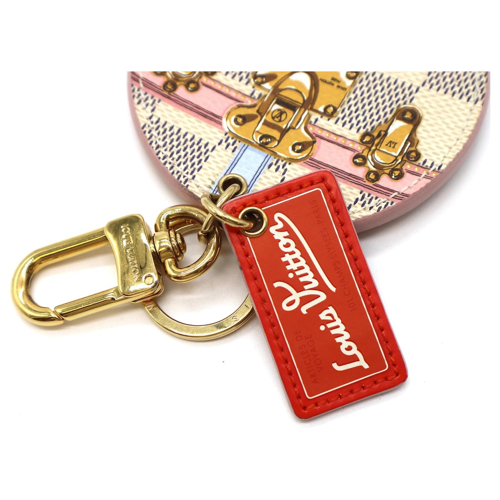 Louis Vuitton Azur Summer Trunk Key Ring Holder Bag Charm Multiple