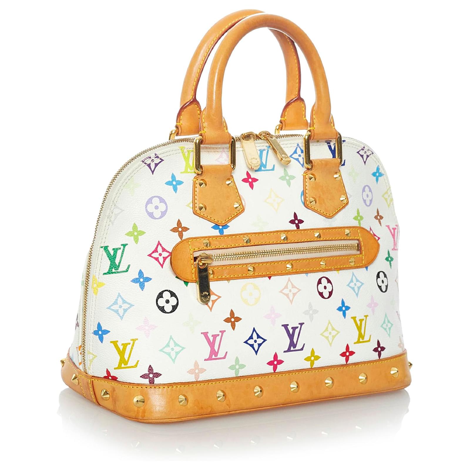 LOUIS VUITTON ALMA HAND BAG FL1003 PURSE MONOGRAM MULTICOLOR