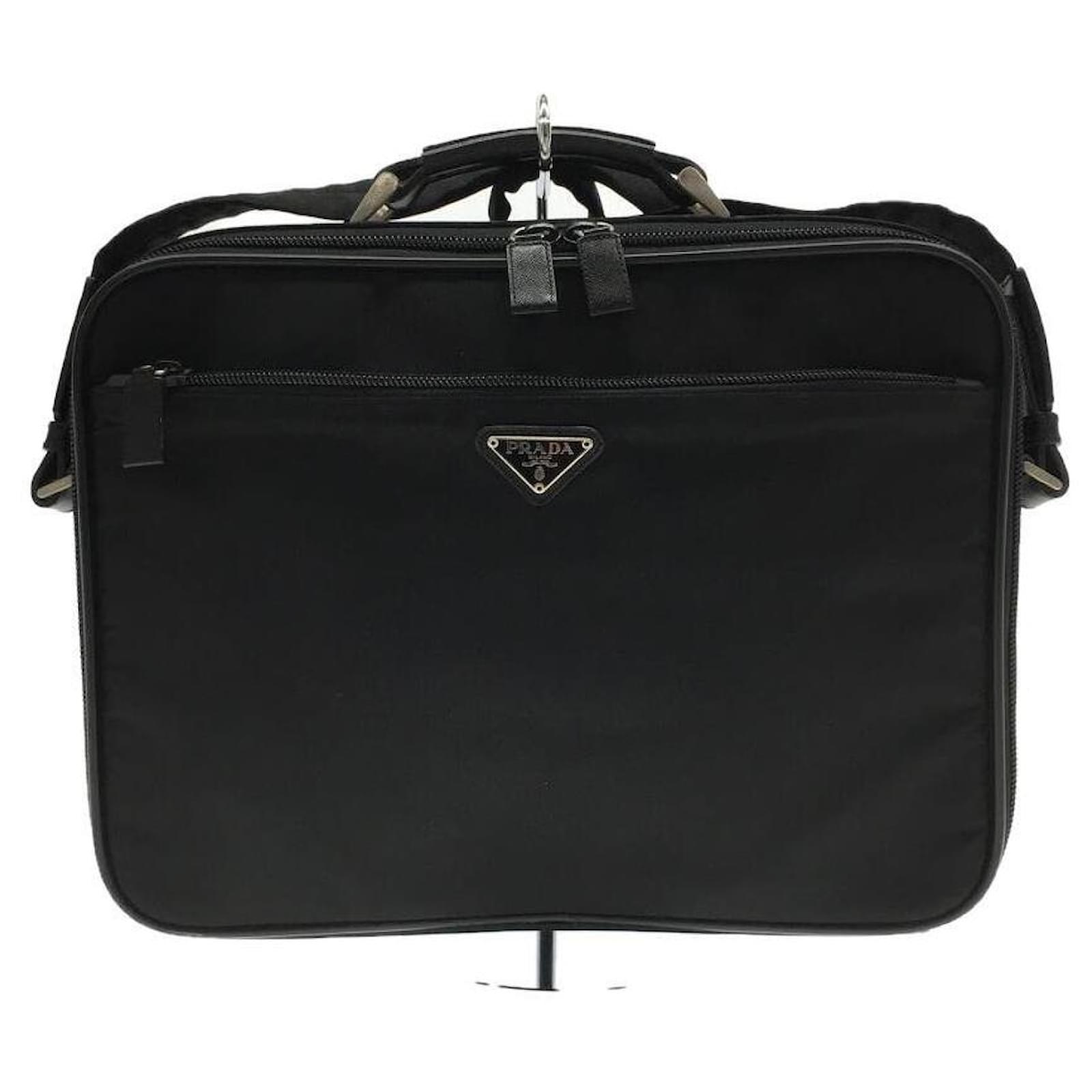 PRADA Briefcase / nylon / BLK / plain Black ref.523234 Joli Closet