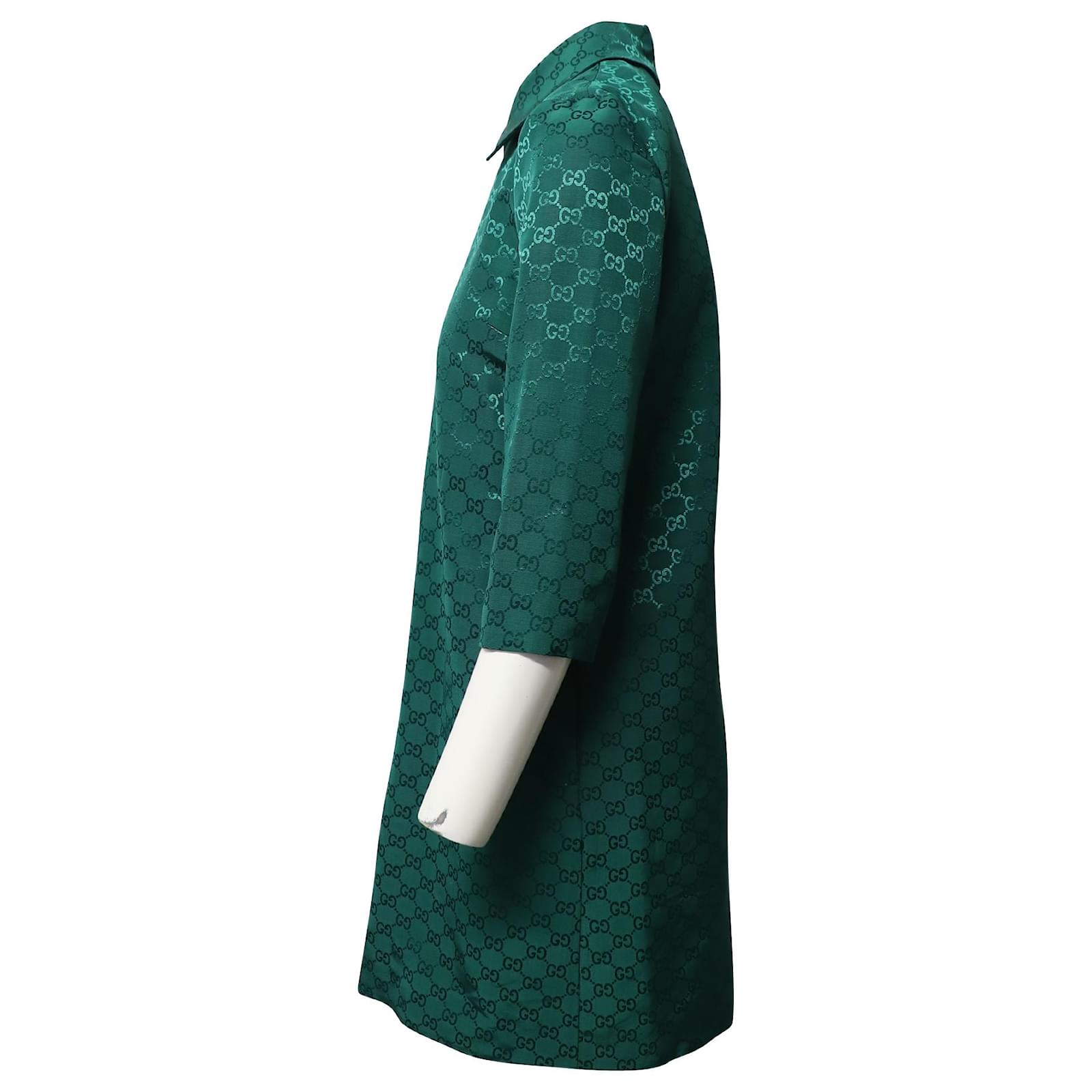 Gucci Light GG Canvas Dress in Green Cotton ref.JC523332 (Sold) - Joli  Closet