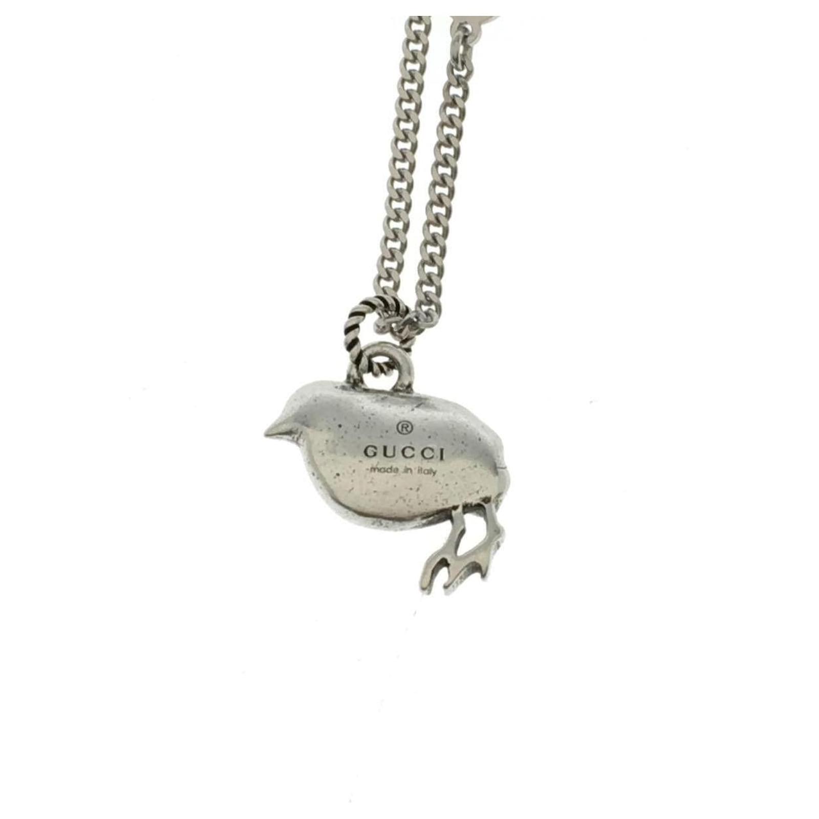 Gucci bird clearance necklace