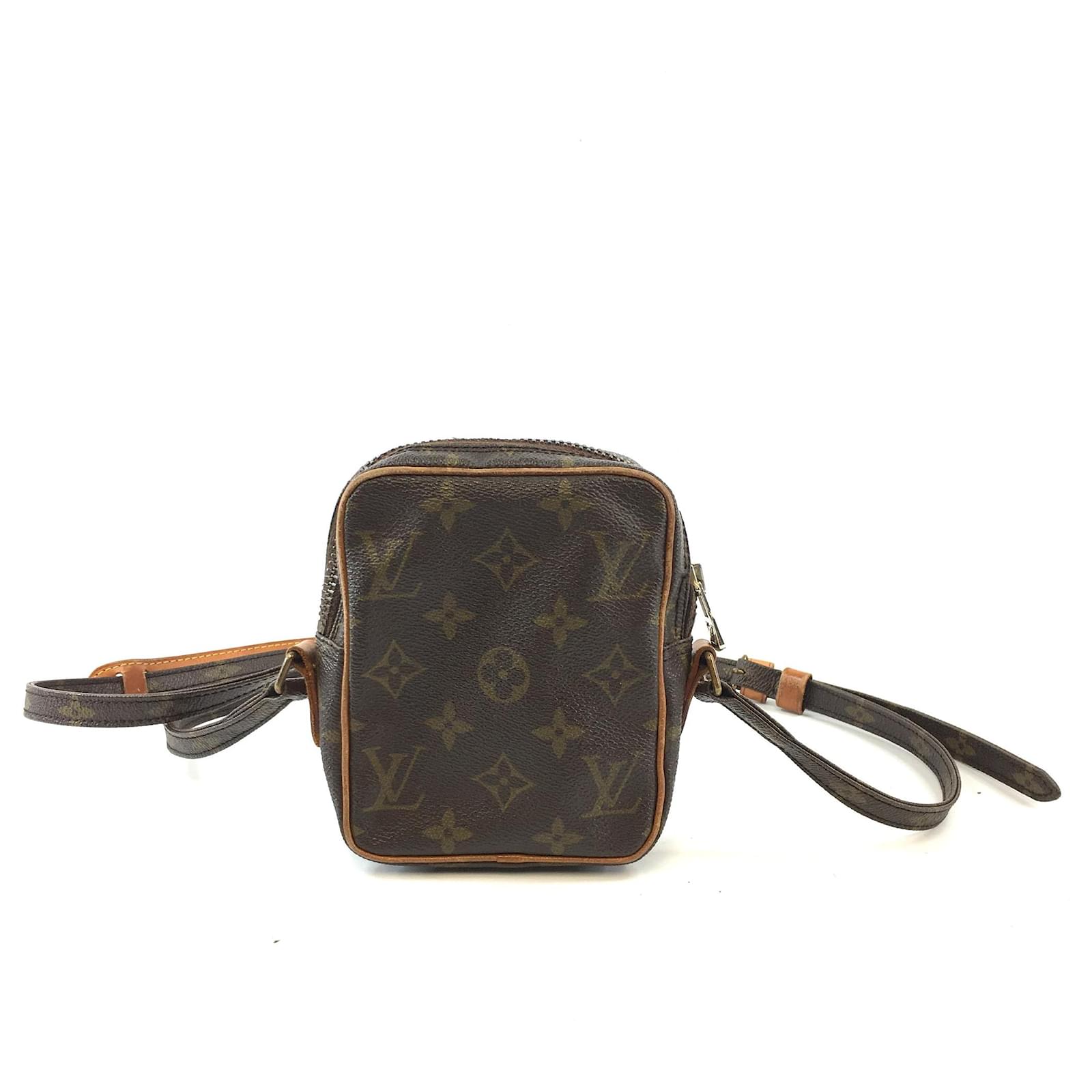 Louis Vuitton Messenger Danube Micro Mini Monogram Canvas Brown Leather  ref.523677 - Joli Closet