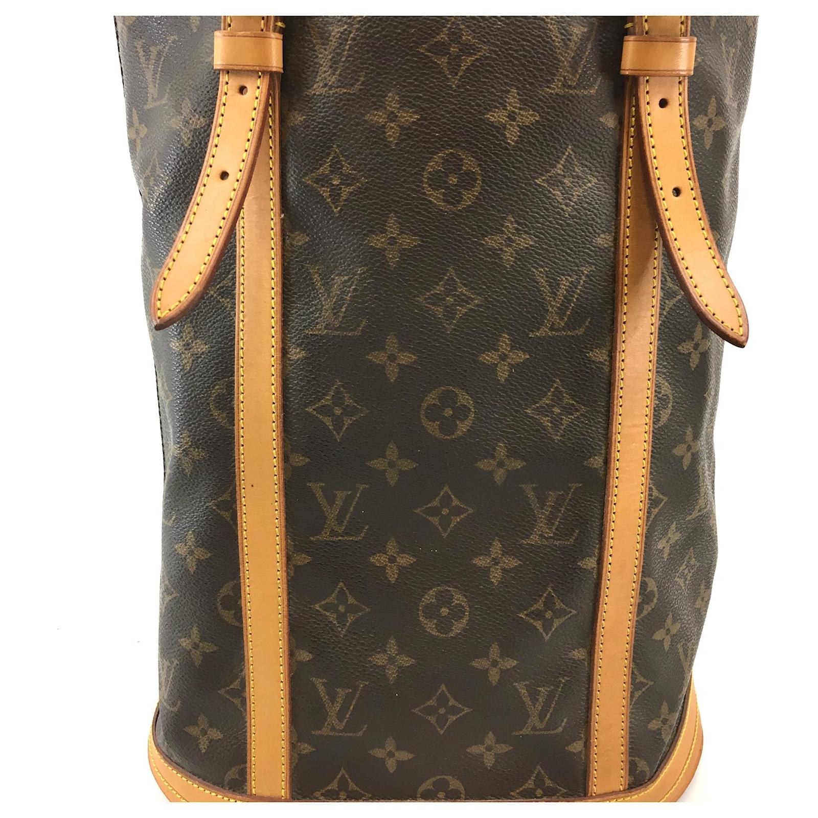 Louis Vuitton Marais Bucket GM Monogram Canvas Brown Leather ref.523681 -  Joli Closet