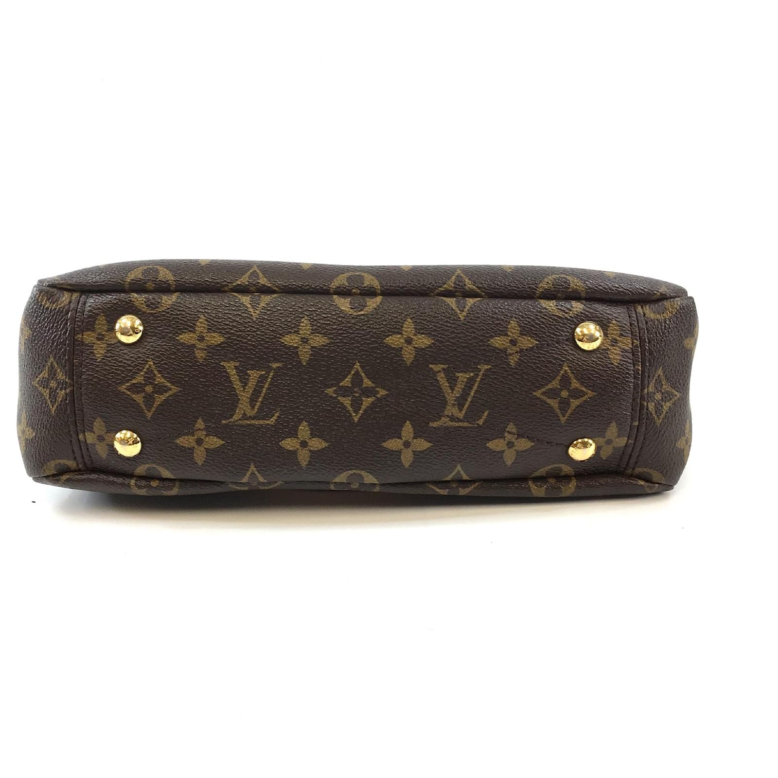 Louis Vuitton Pallas BB Monogram Canvas Red calf leather Brown ref.524386 -  Joli Closet