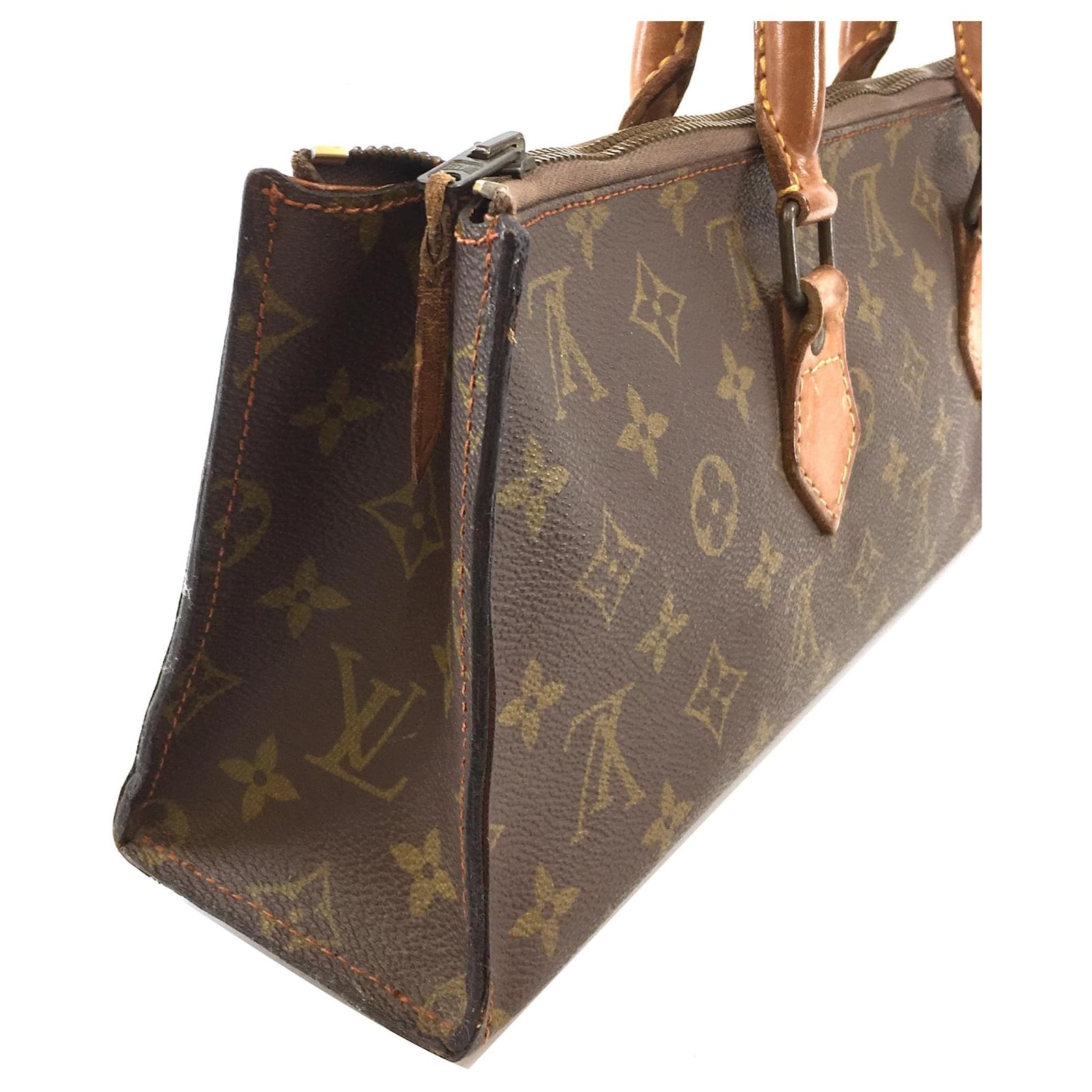 Louis Vuitton Vintage Monogram Triangle Bag - Brown Handle Bags