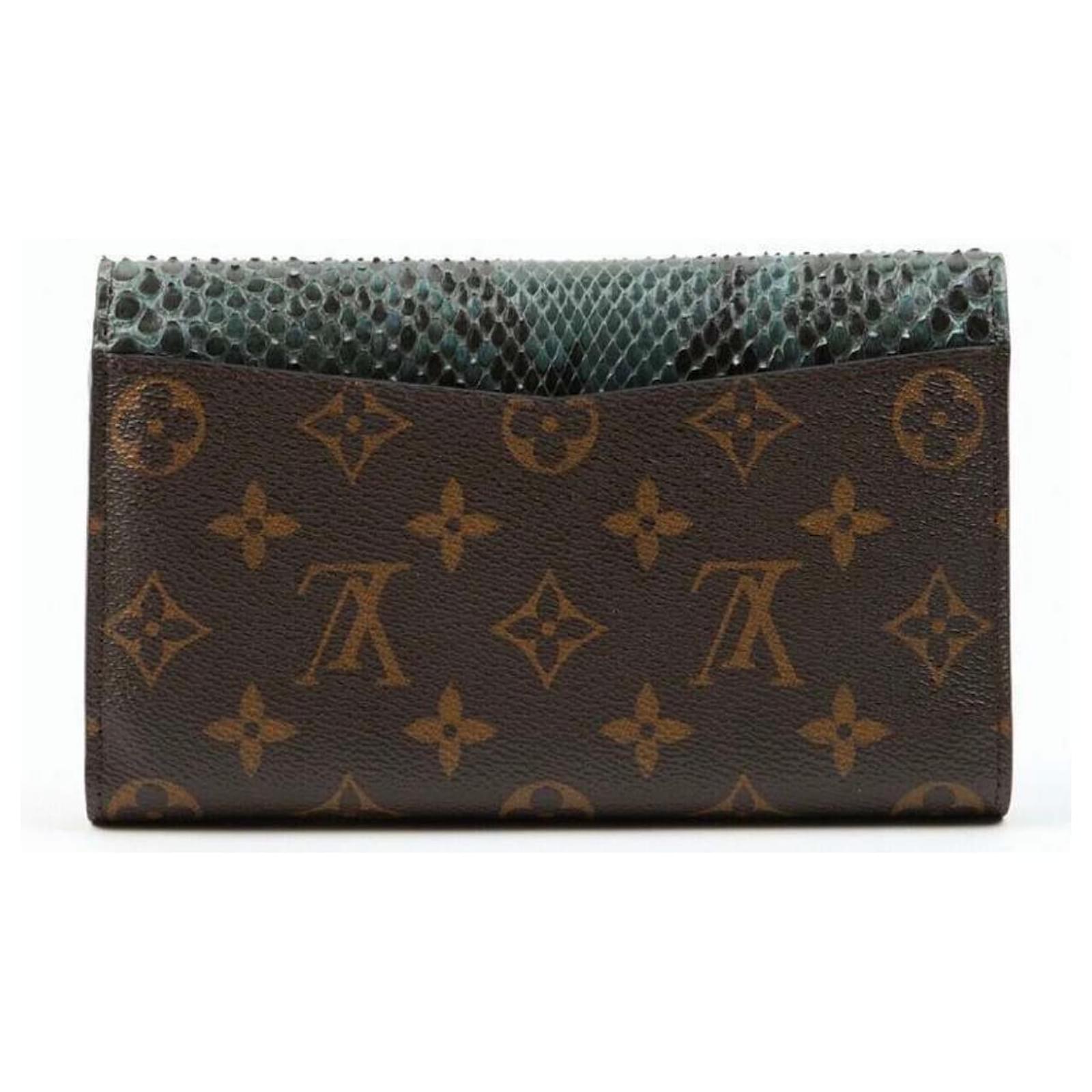 Louis Vuitton Exotique Monogram Ostrich Python Majestueux Bag