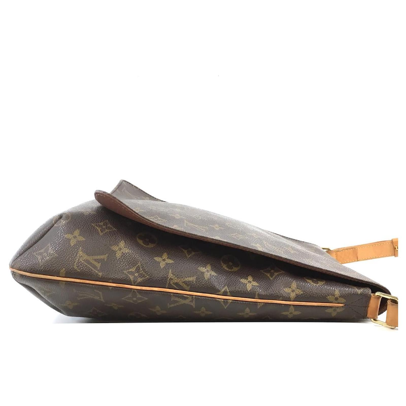 Louis Vuitton Musette Salsa GM Monogram Canvas Brown Leather ref