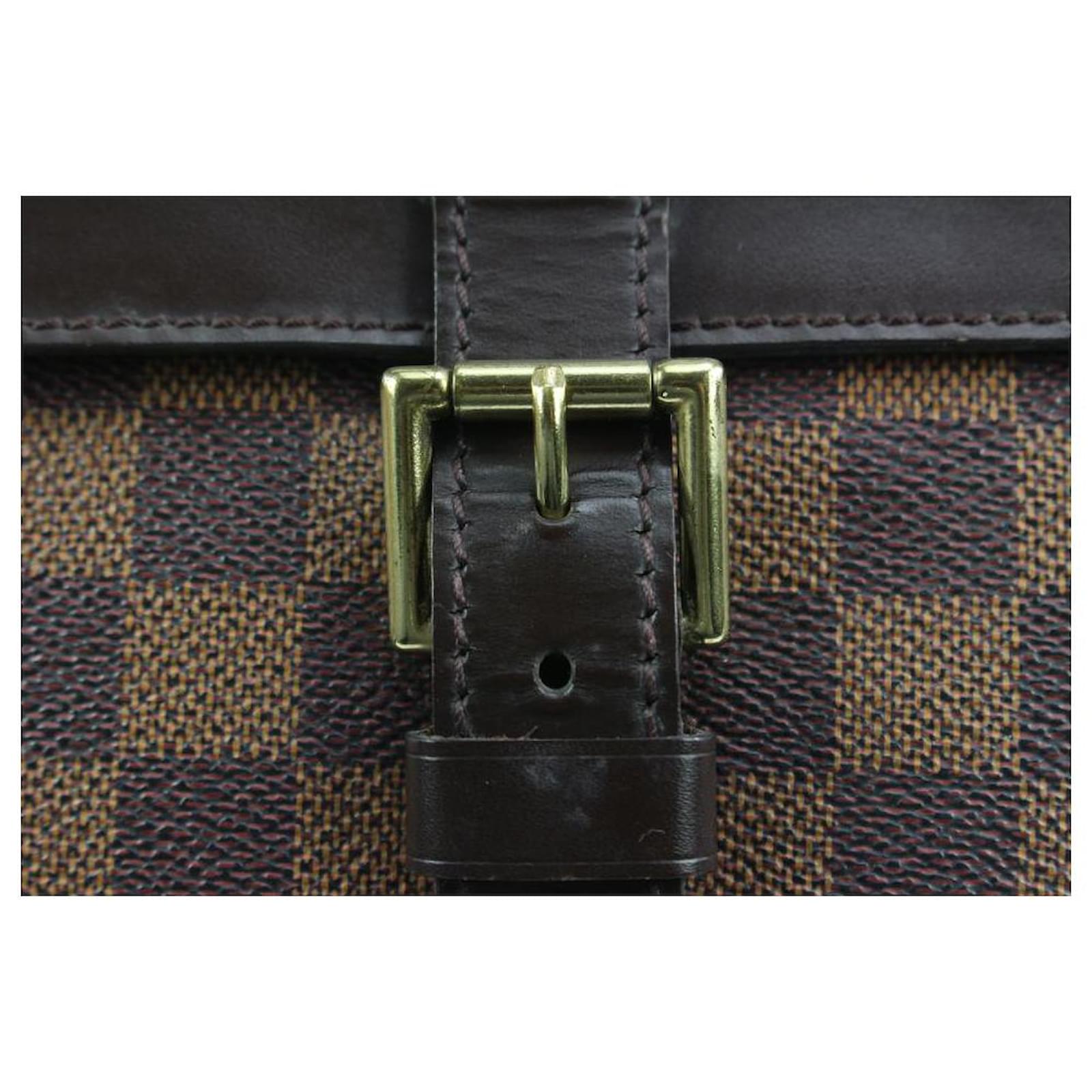 Louis Vuitton Damier Ebene Soho Backpack Leather ref.525127 - Joli