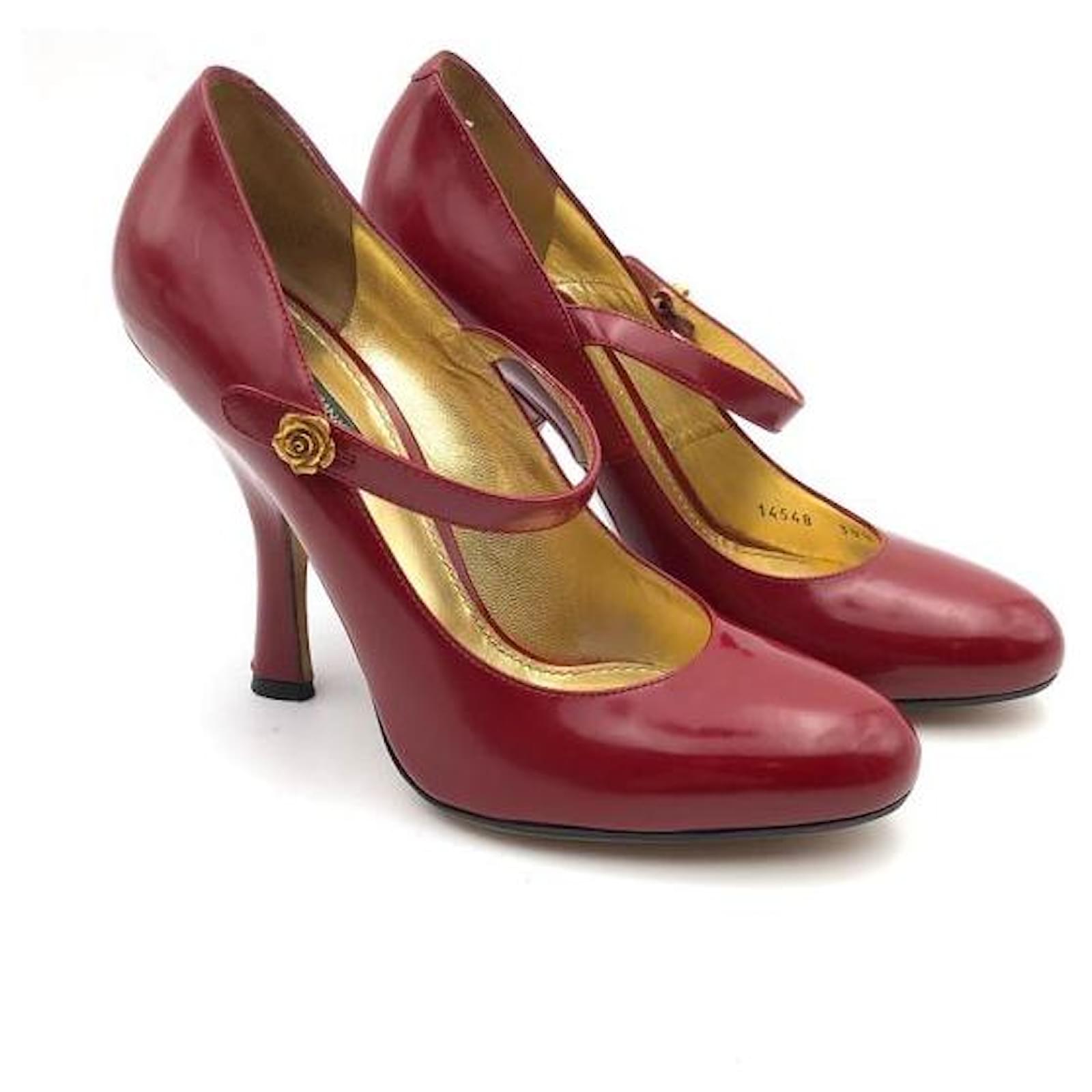 Dolce \u0026 Gabbana Mary Jane pumps in red 