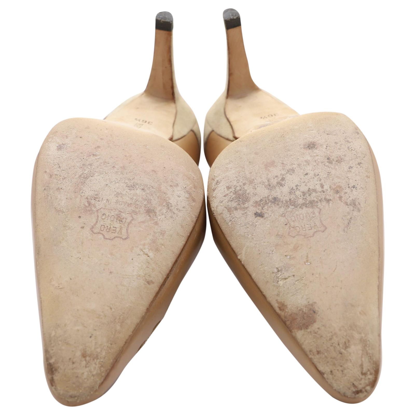 Escarpins Manolo Blahnik LAUSAM - Daim Taupe, Talon Compensé, Taille 40.5 - Neuf Sans Boîte