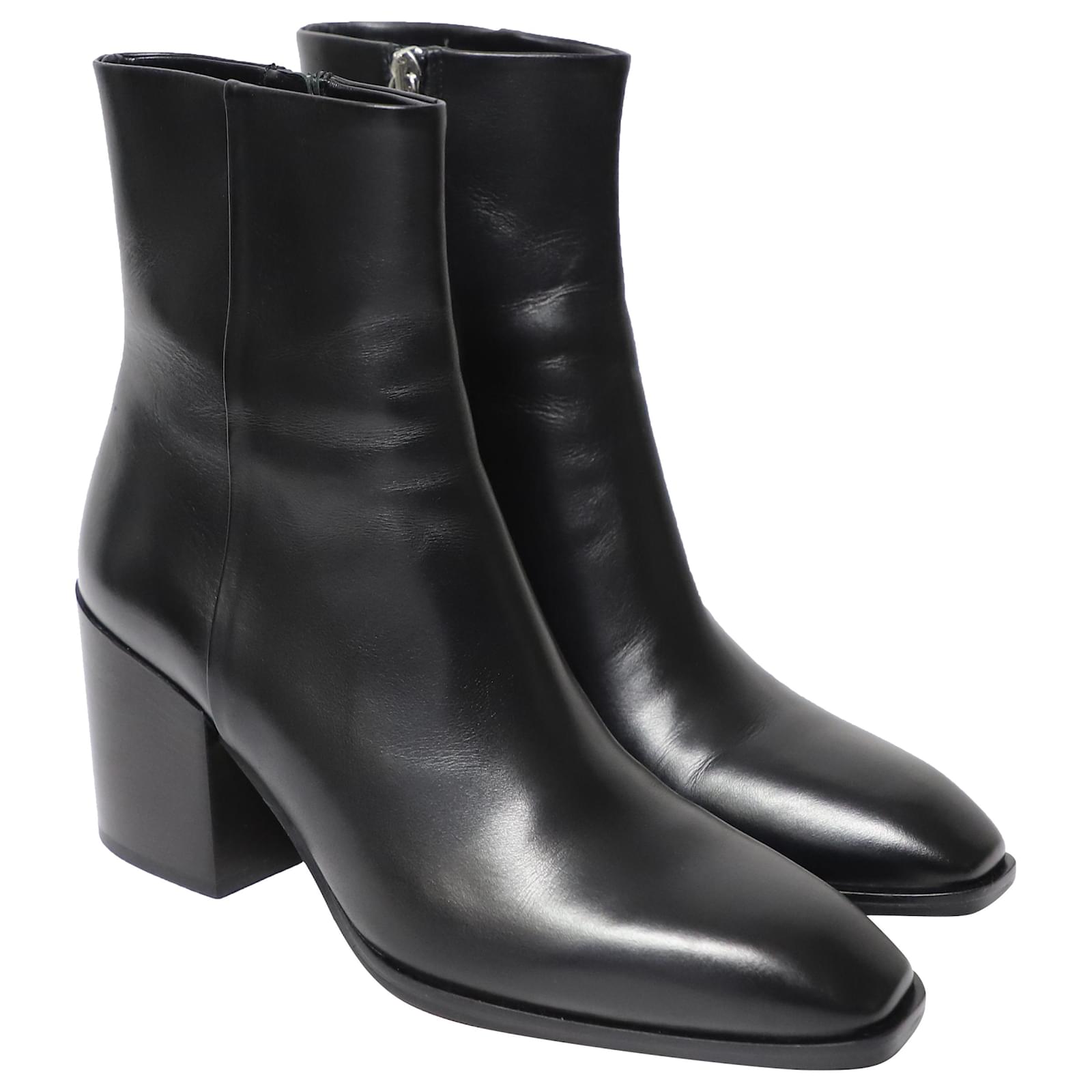 Aeyde Leandra Ankle Boots in Black calf leather Leather ref.528464 ...