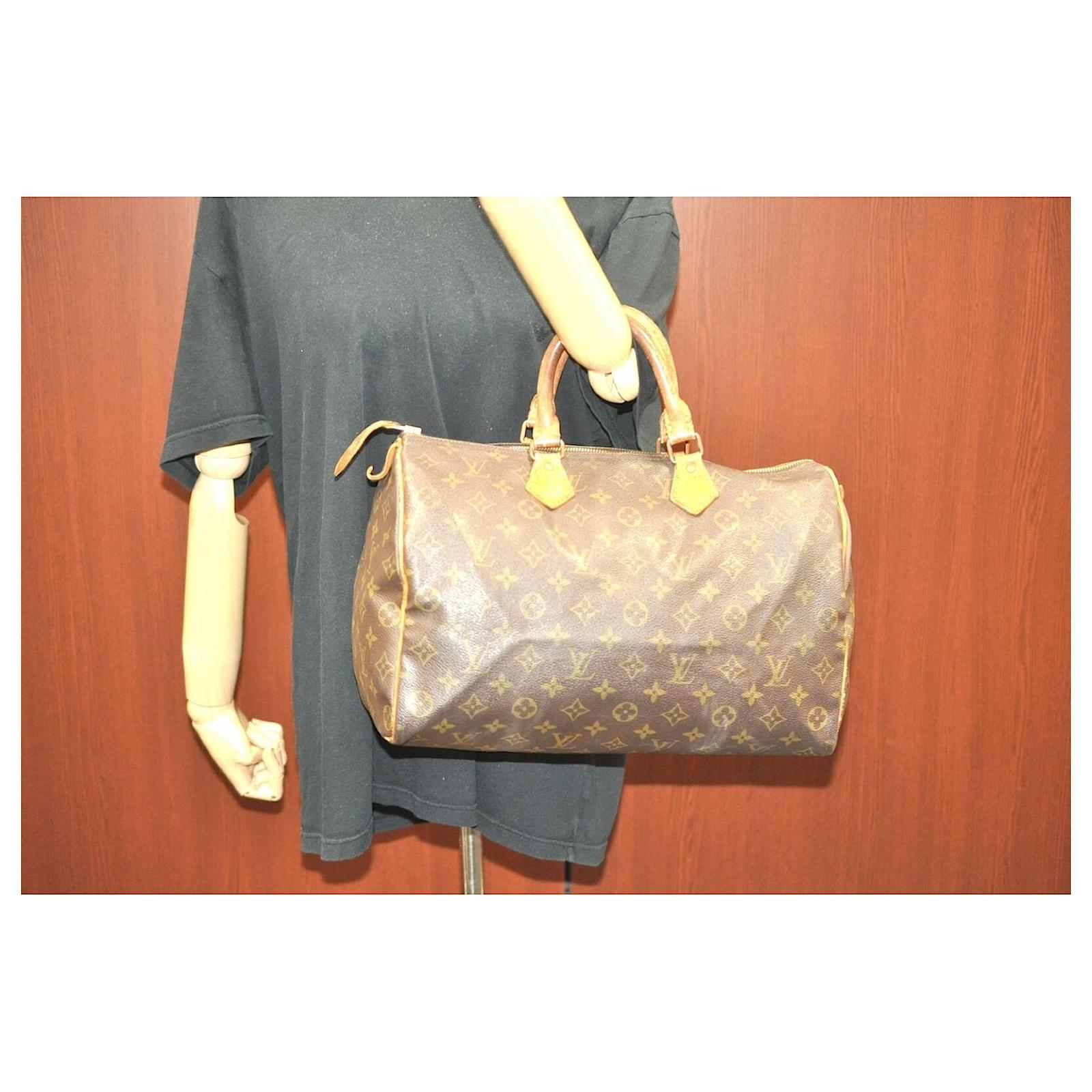 Louis Vuitton Monceau 26 Shoulder Bag 2WAY Hand Bag Monogram Brown M51185  Women